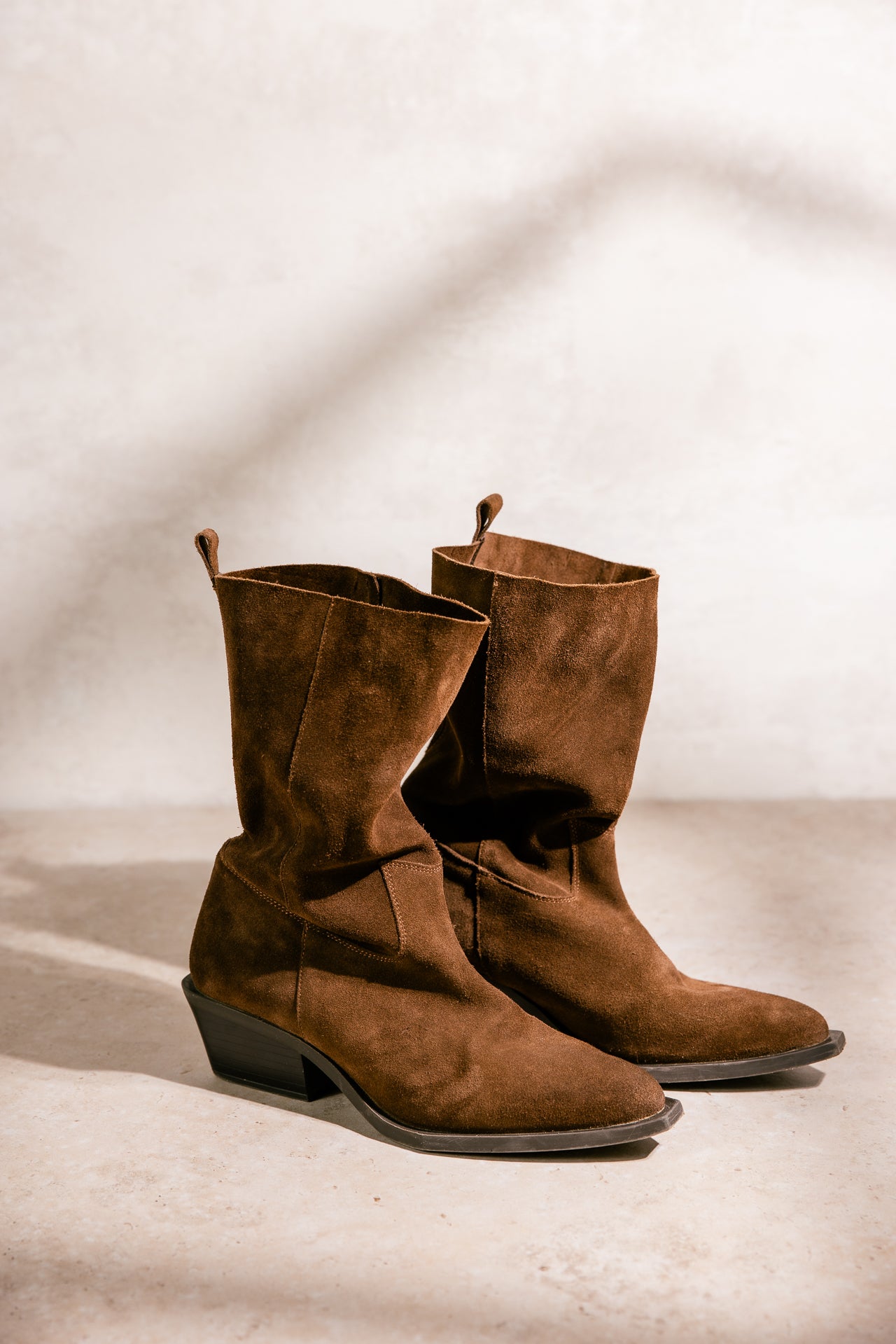 

Boots Women Lootie Suede brown | Freeman T. Porter