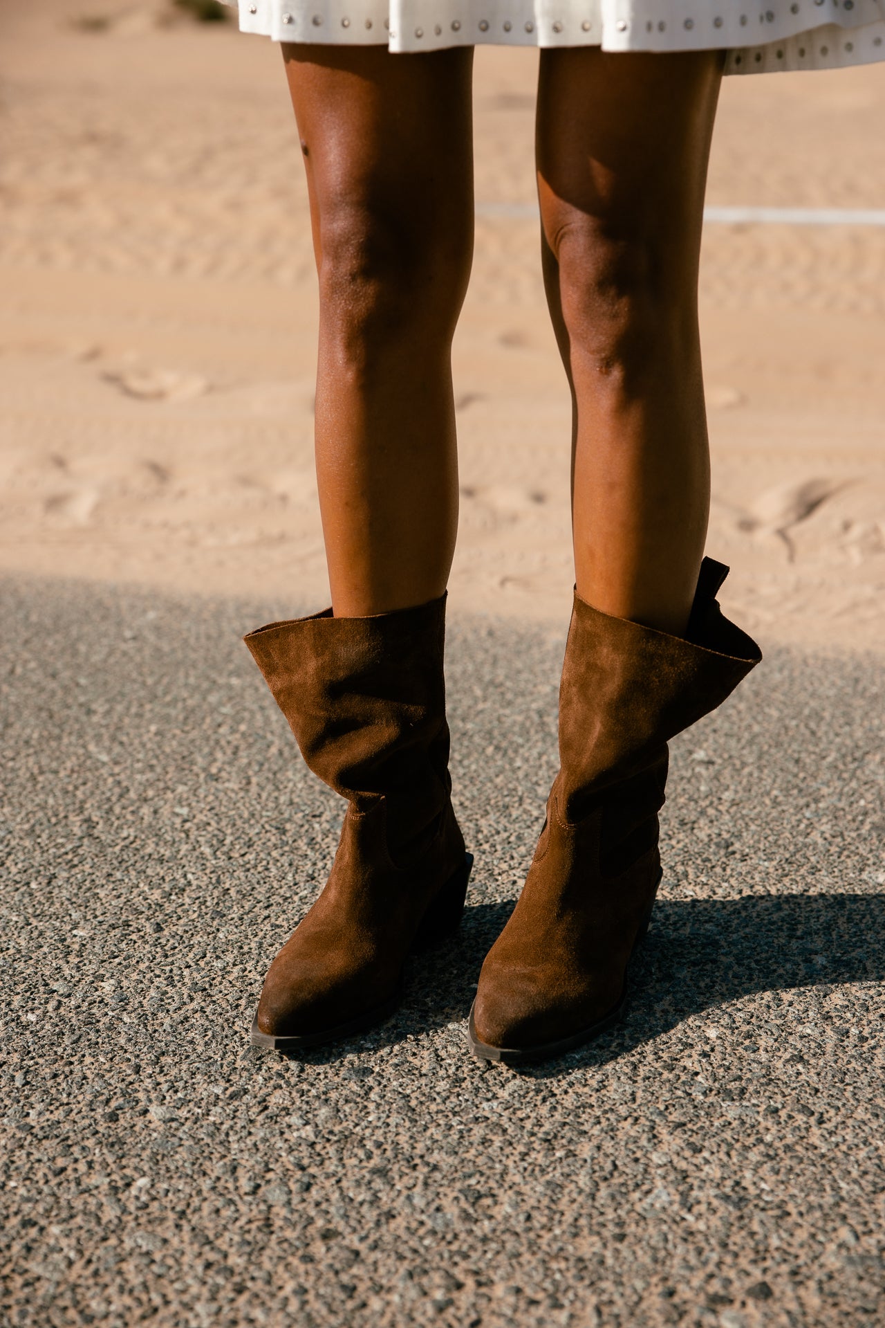 

Boots Women Lootie Suede brown | Freeman T. Porter