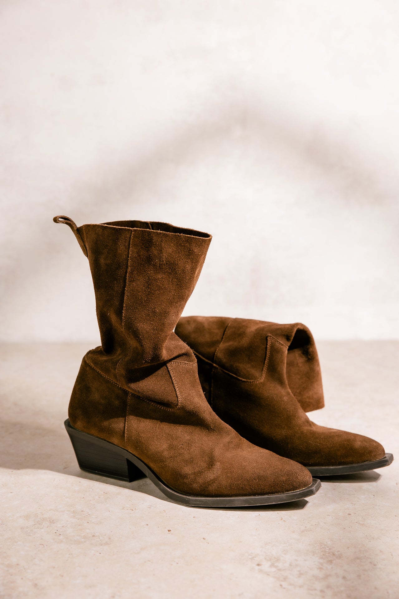 

Boots Women Lootie Suede brown | Freeman T. Porter