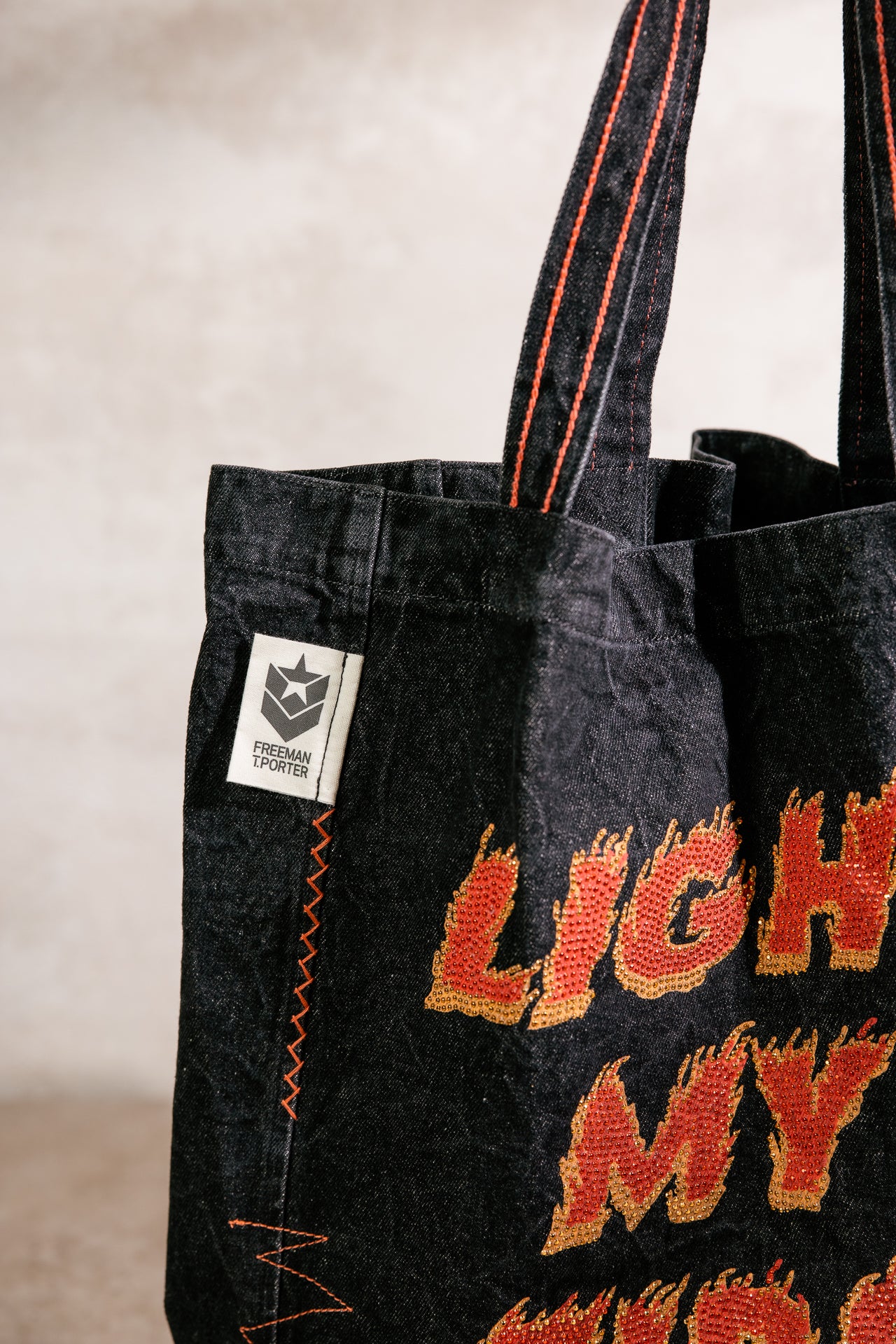 

Tote bag Femme Linnick Light My Fire Denim black | Freeman T. Porter