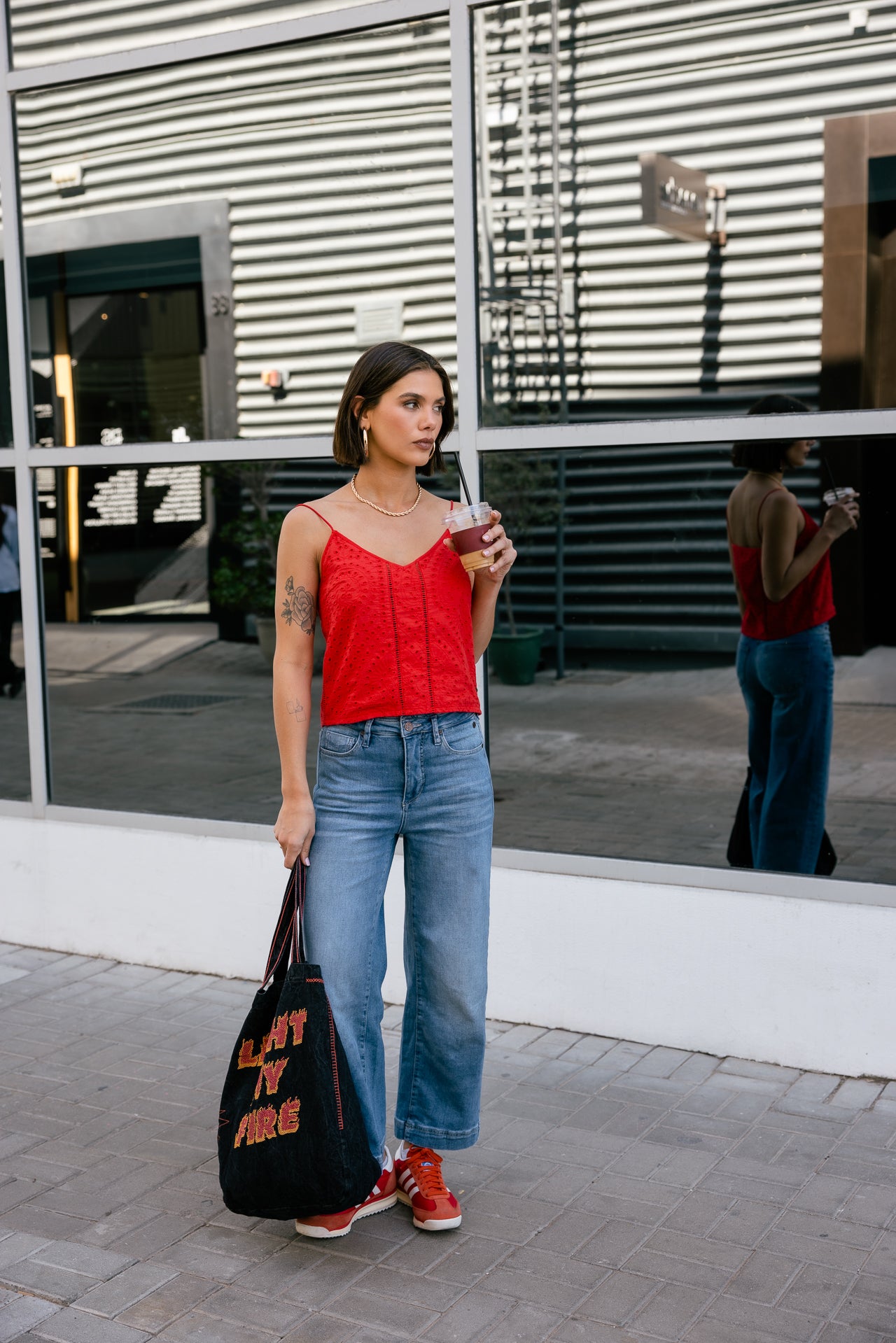 

Tote bag Men Linnick Light My Fire Denim black | Freeman T. Porter