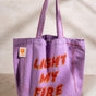 

Tote bag Femme Linnick Light My Fire Denim purple | Freeman T. Porter