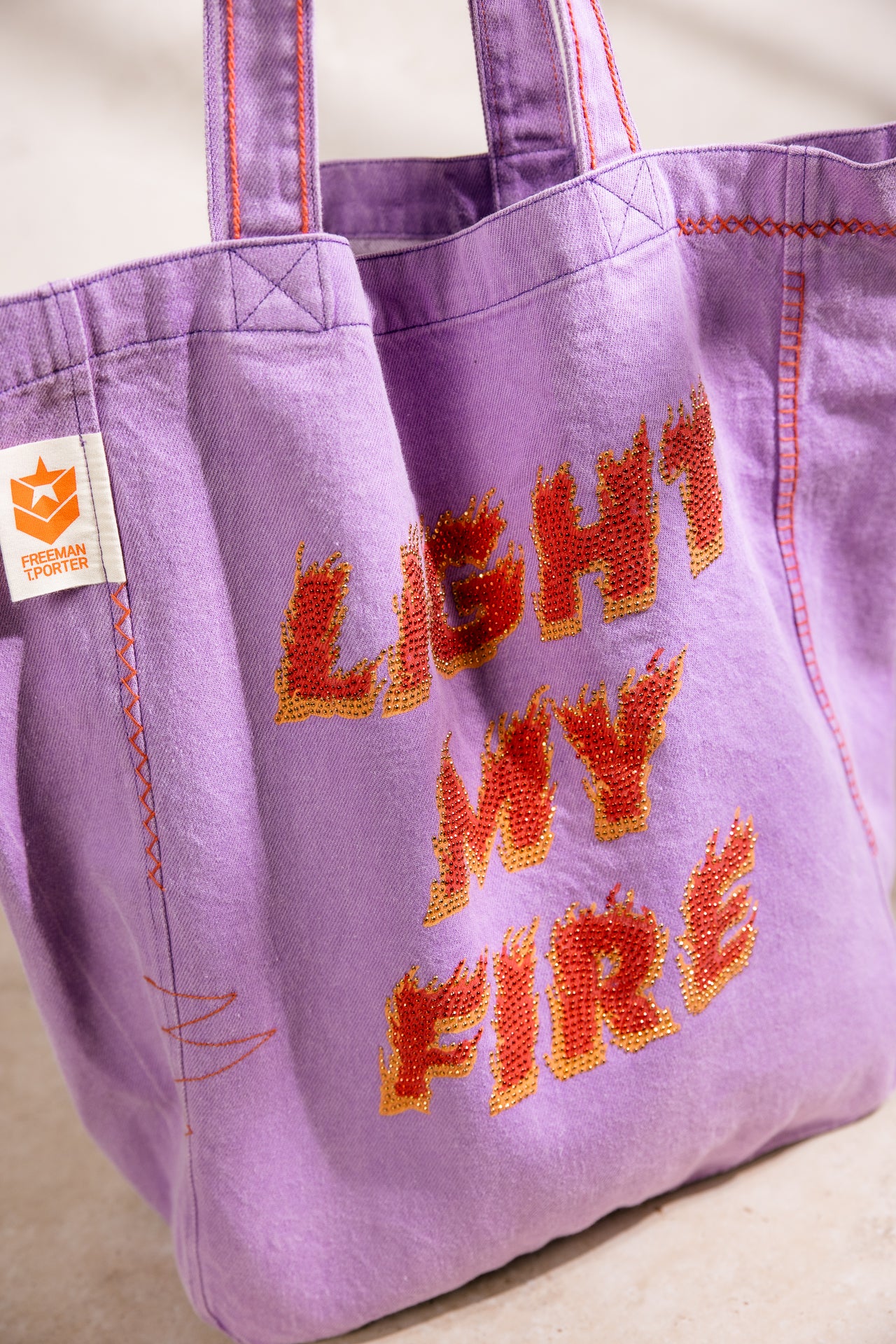 
              

Tote bag Femme Linnick Light My Fire Denim purple | Freeman T. Porter
            