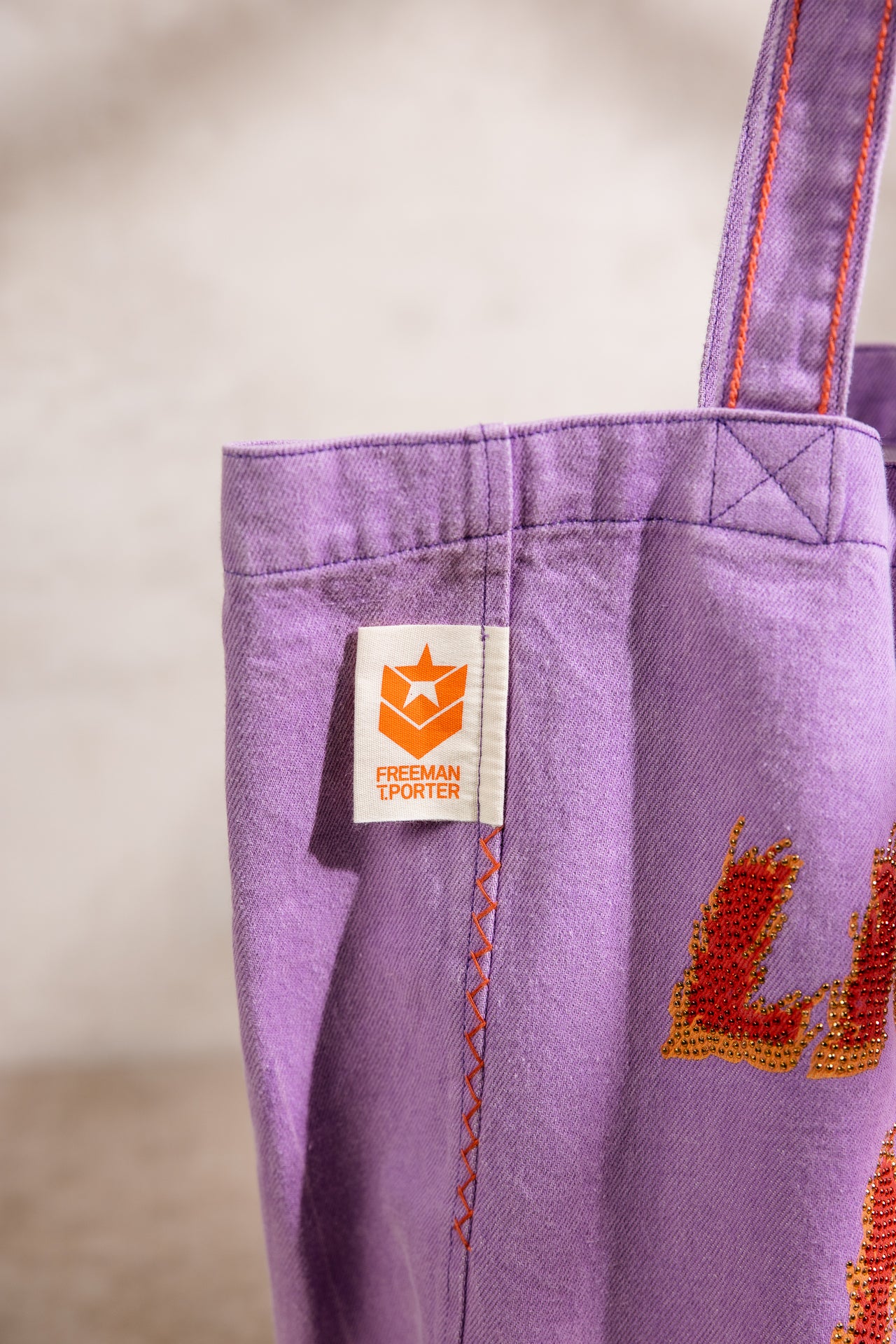 

Tote bag Femme Linnick Light My Fire Denim purple | Freeman T. Porter