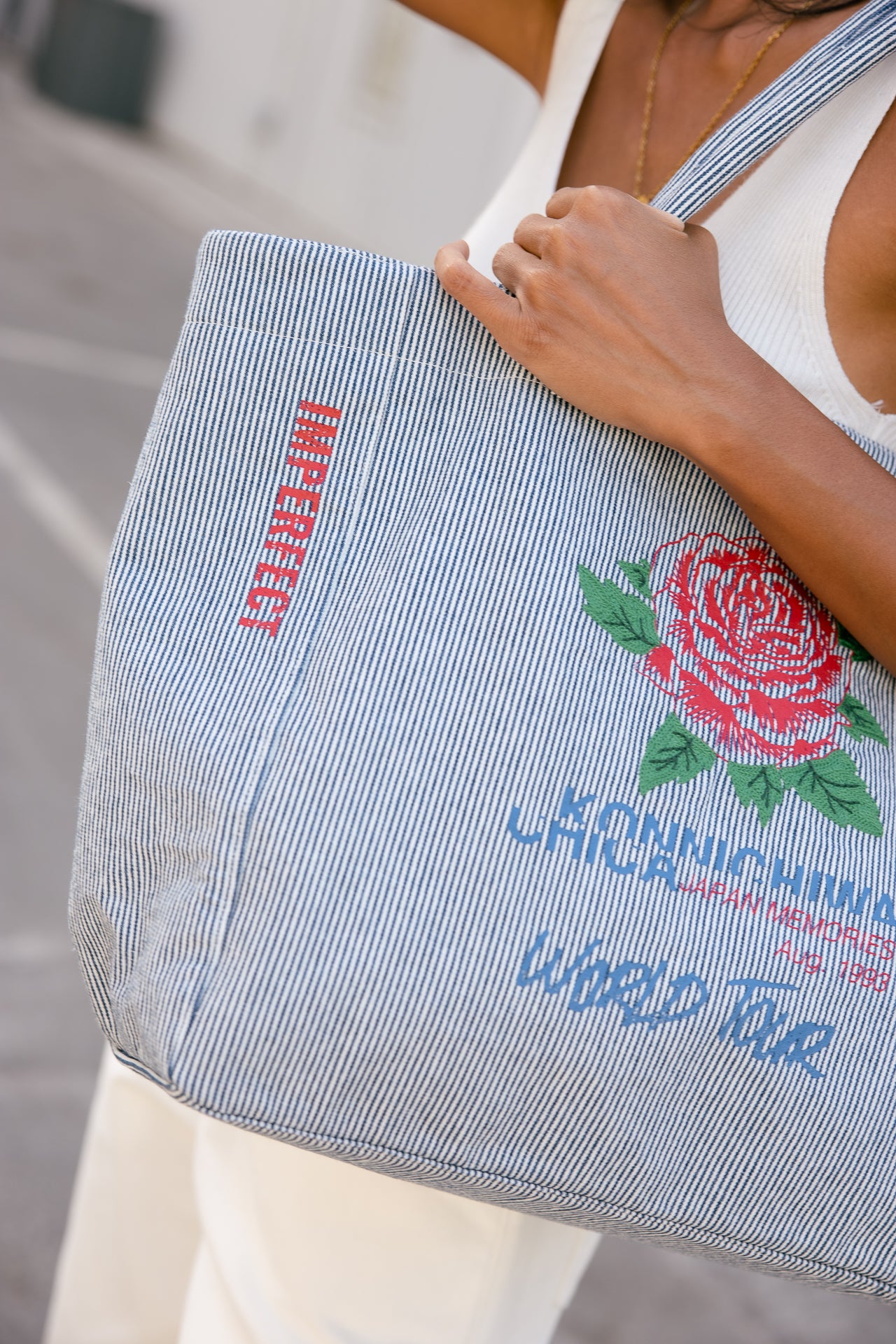 

Cabas Homme Lixy Stripes & Roses original | Freeman T. Porter