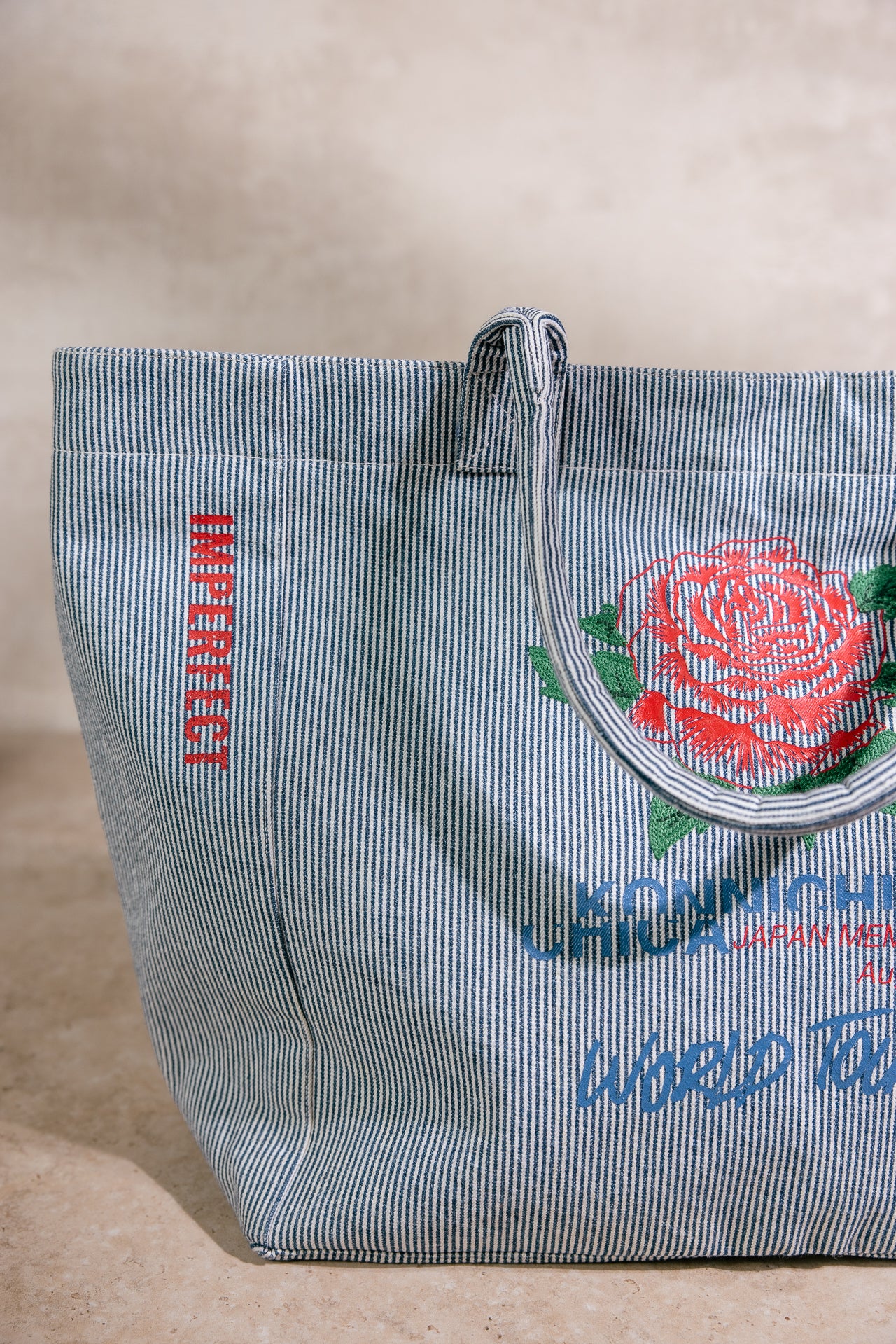 

Cabas Femme Lixy Stripes & Roses original | Freeman T. Porter