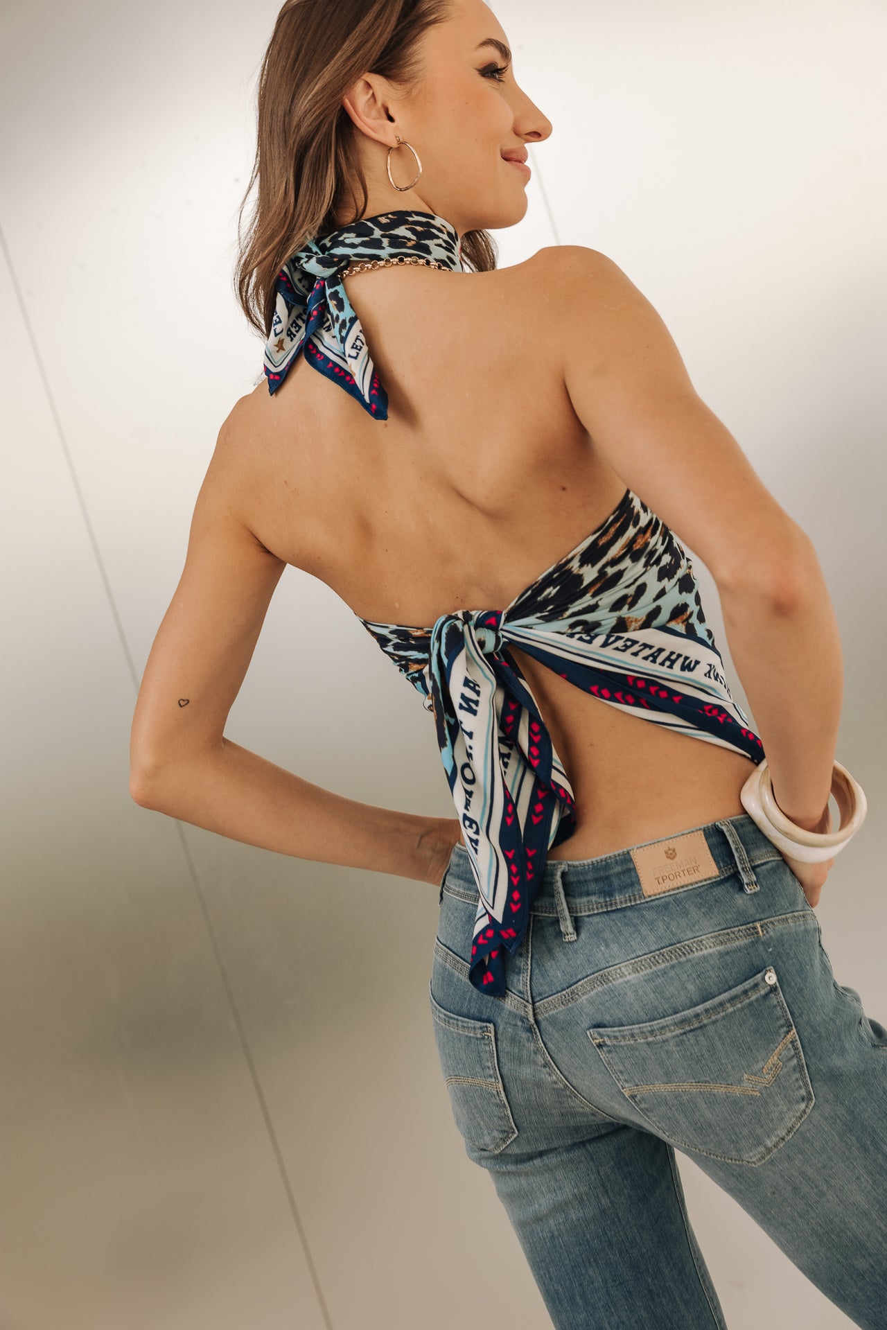 

Foulard Femme Folka Cool Babes Big blue | Freeman T. Porter