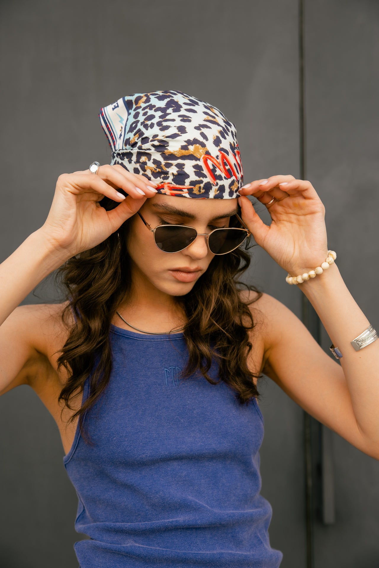 

Foulard Femme Folka Cool Babes Small blue | Freeman T. Porter