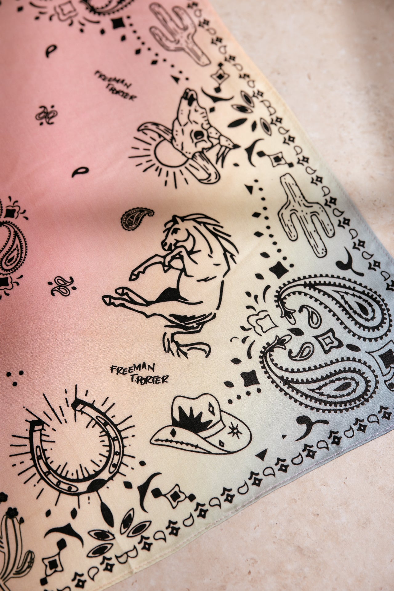 

Foulard Femme Folka Paisley Small multicolor | Freeman T. Porter