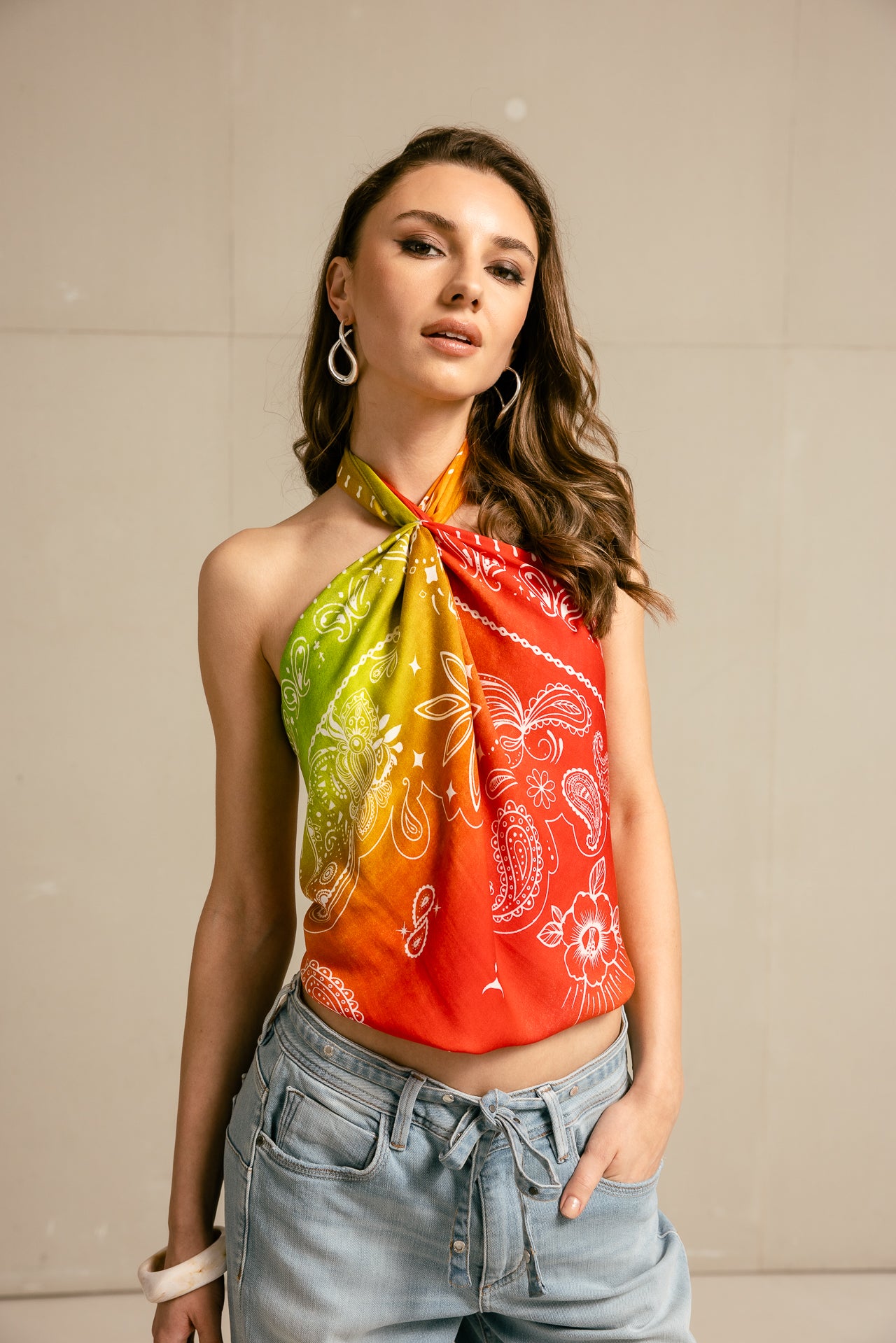 
              

Foulard Femme Folka Rainbow Big multicolor | Freeman T. Porter
            