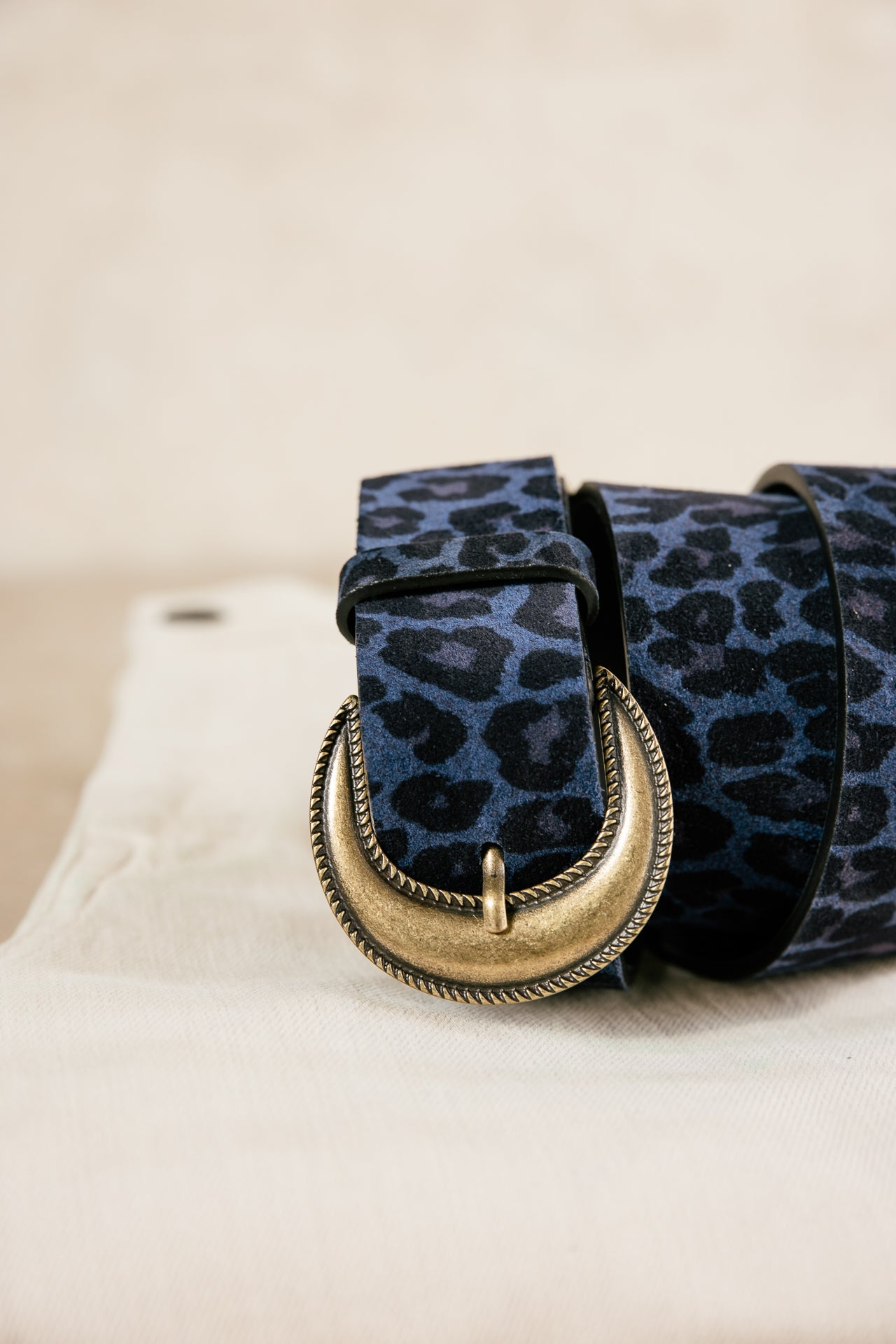 

Ceinture en suède Femme Kalipse Leo indigo | Freeman T. Porter