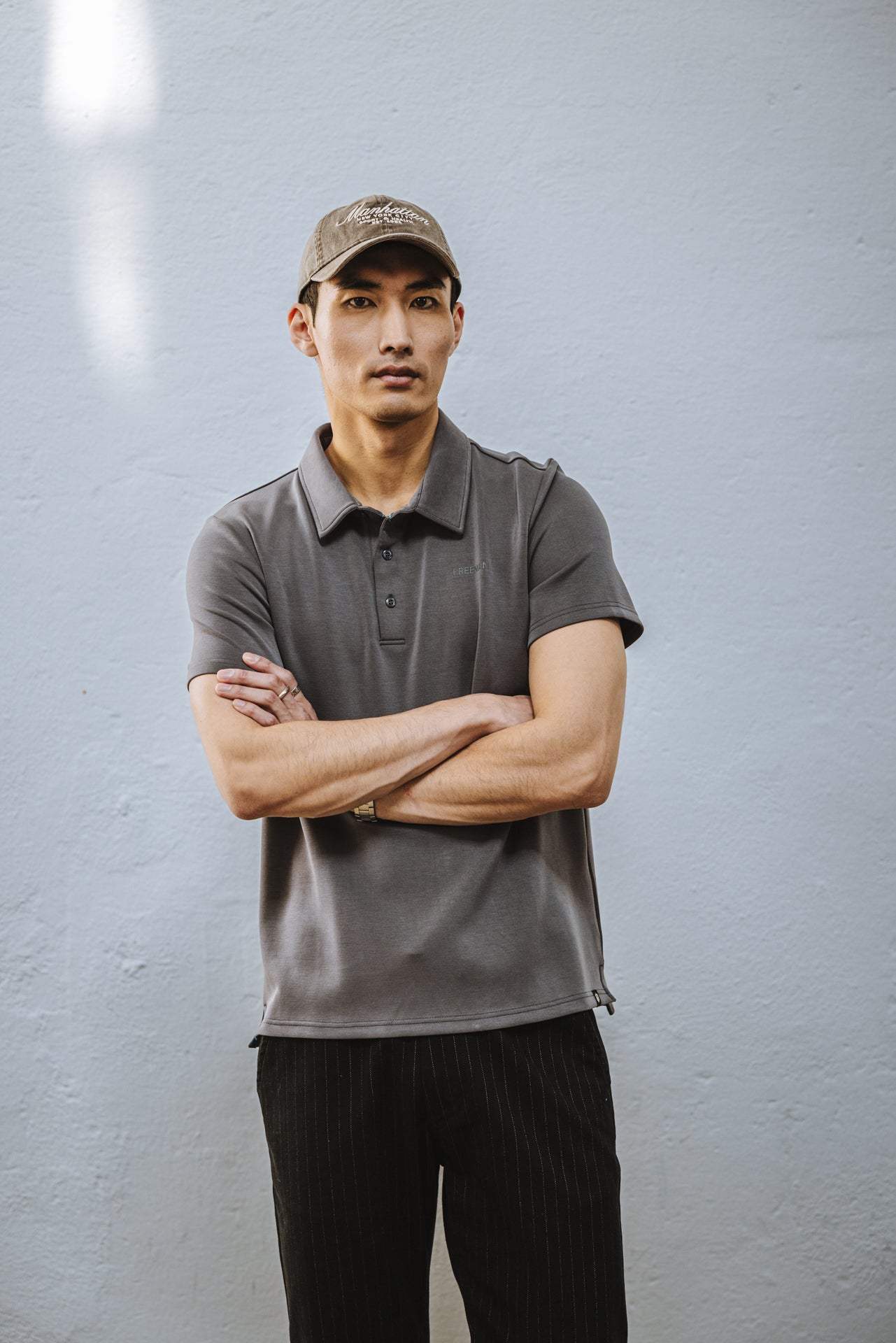 

Polo Men Tadley Nep grey | Freeman T. Porter