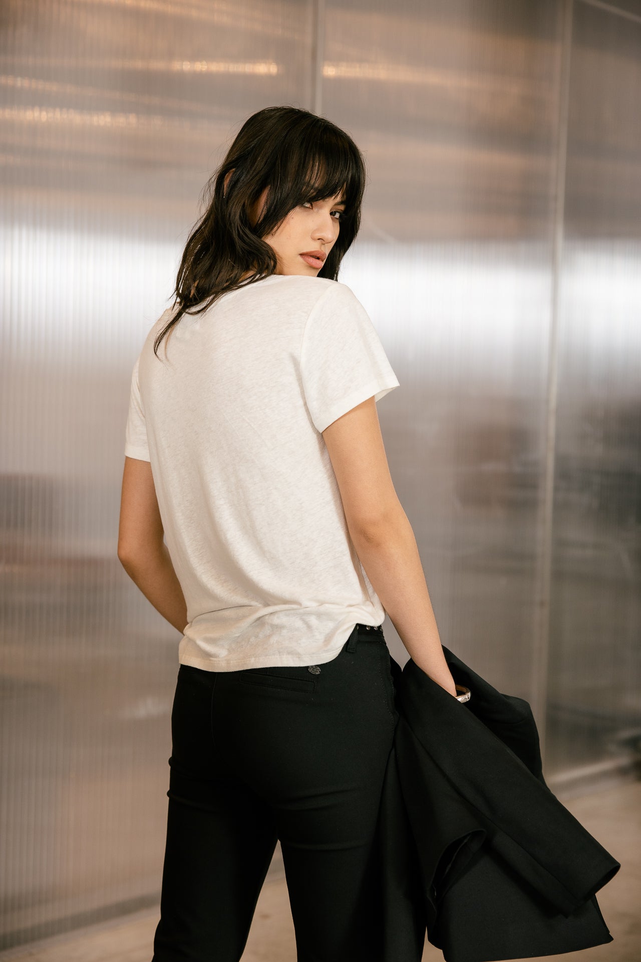 

T-shirt imprimé Femme Tonia Born white | Freeman T. Porter