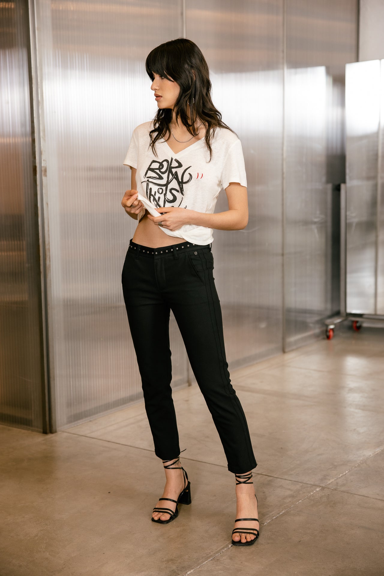 

T-shirt imprimé Femme Tonia Born white | Freeman T. Porter