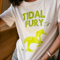 

Bedrucktes T-Shirt Damen Suria Fury white | Freeman T. Porter