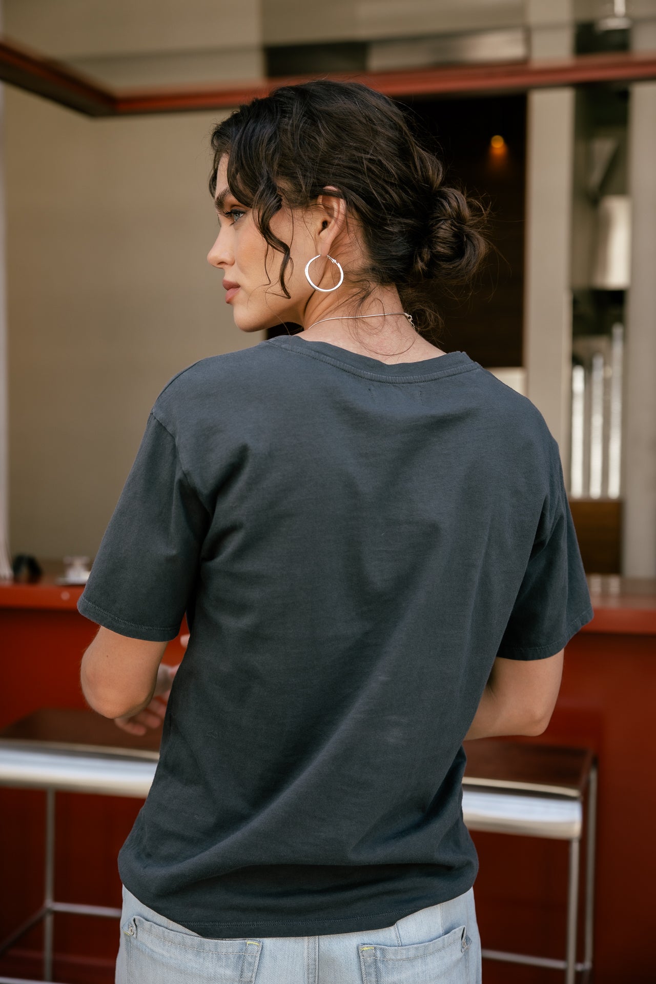 

Bedrucktes T-Shirt Damen Suria Suncatcher carbone | Freeman T. Porter