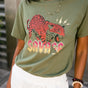 

Camiseta estampada Mujer Suria Panther loden green | Freeman T. Porter