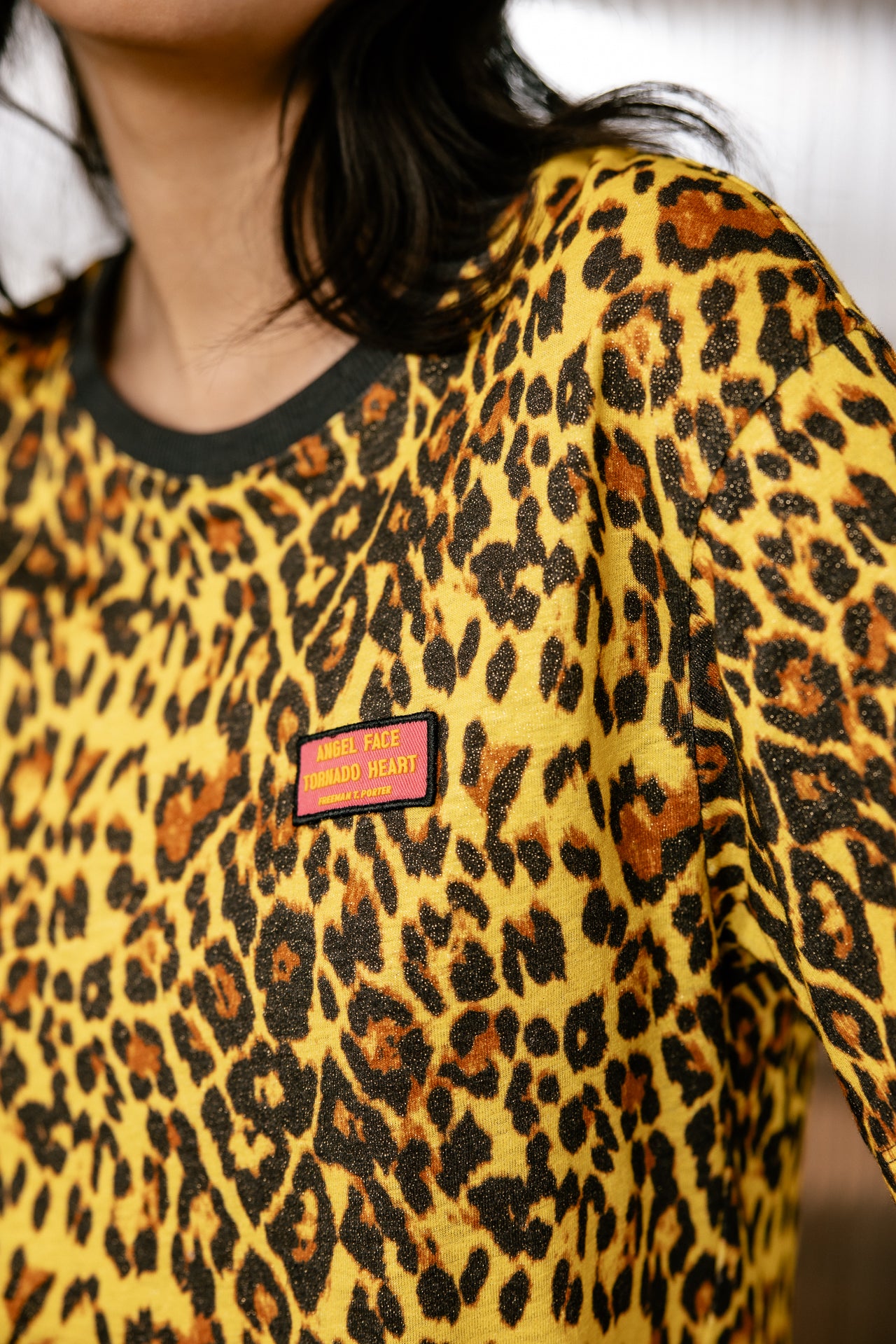 

T-shirt imprimé Femme Suria Leo Shine vibrant yellow | Freeman T. Porter