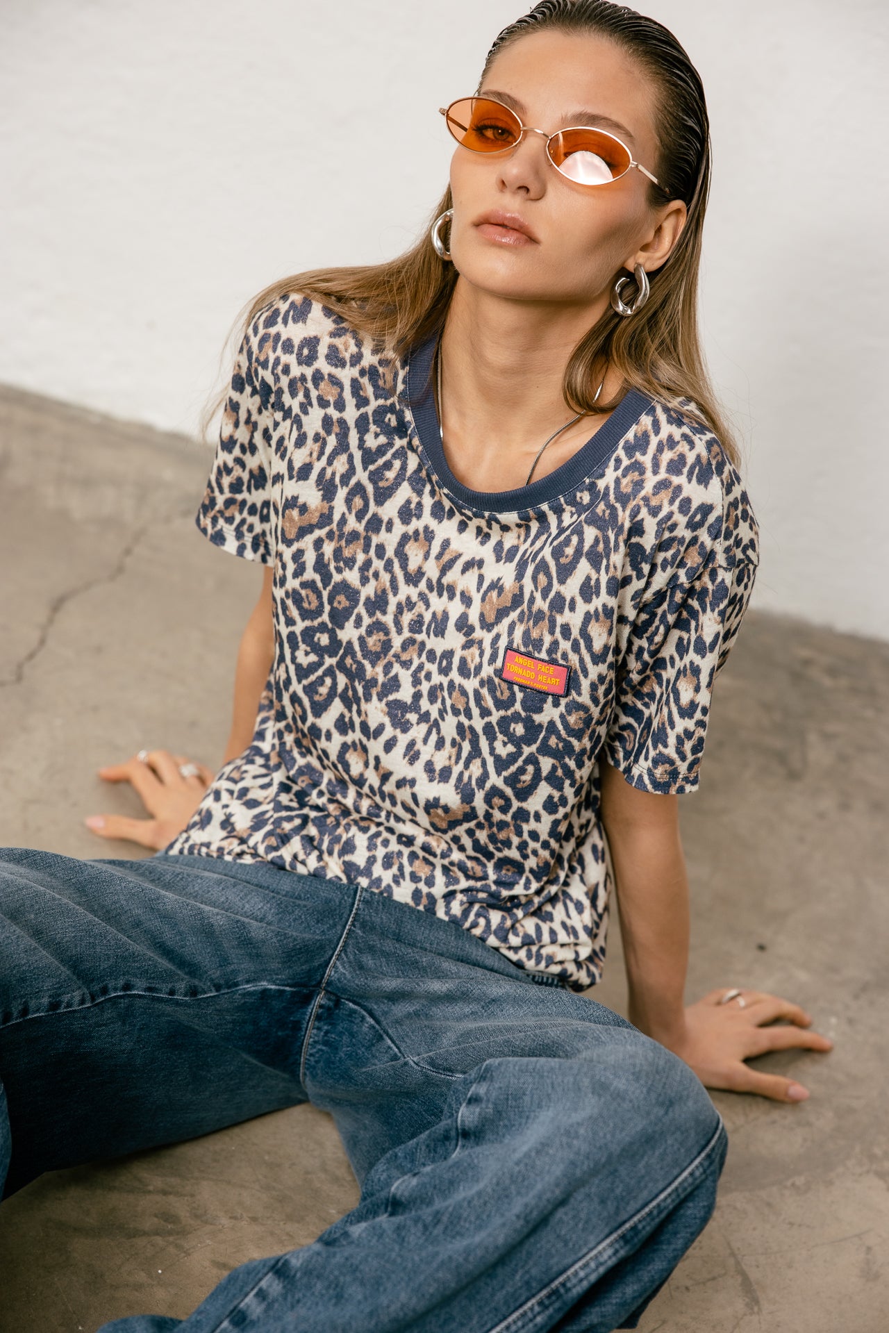 

T-shirt imprimé Femme Suria Leo Shine natural | Freeman T. Porter