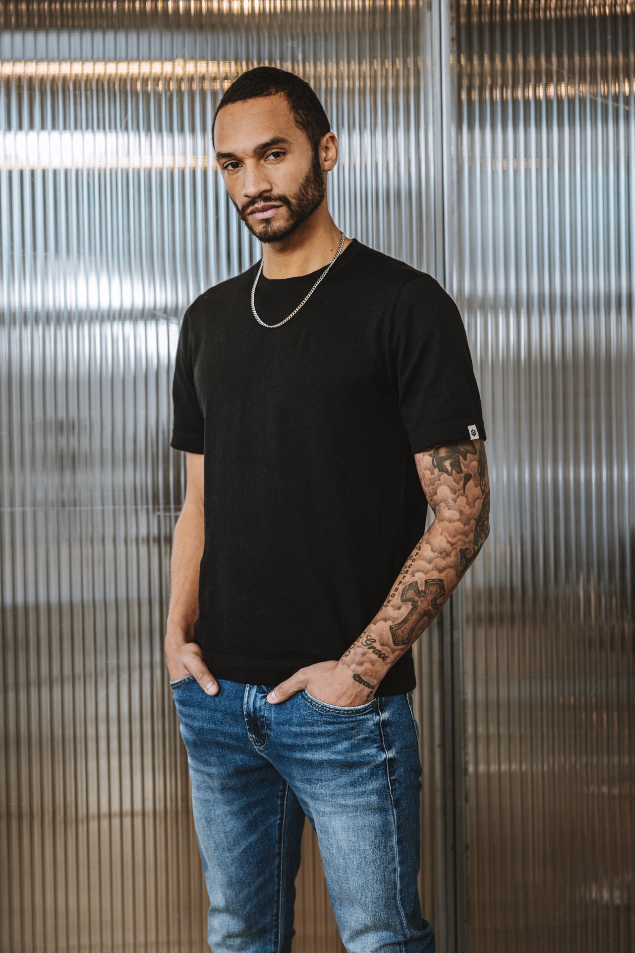 

T-shirt coupe droite Homme Octave Argos moonless night | Freeman T. Porter