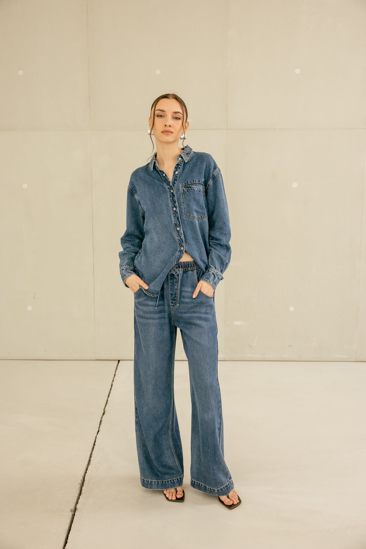 

Chemise ample Femme Chella Denim winner med | Freeman T. Porter