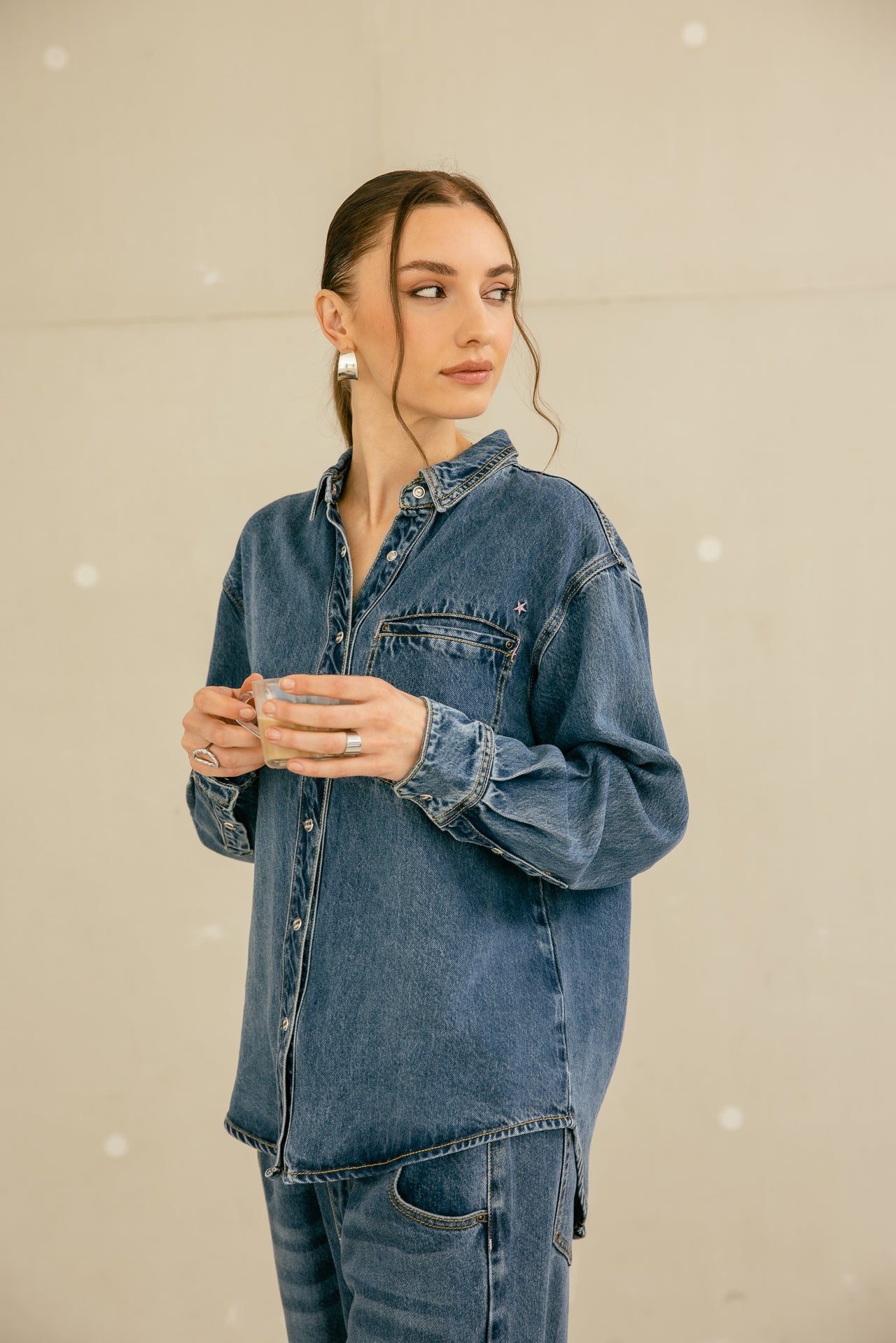 

Chemise ample Femme Chella Denim winner med | Freeman T. Porter