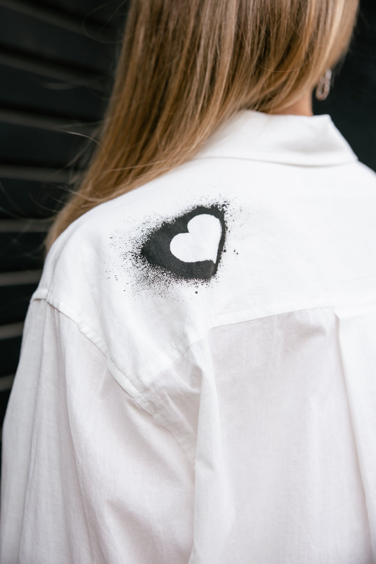 

Chemise boyfriend imprimée Femme Chella Street white | Freeman T. Porter