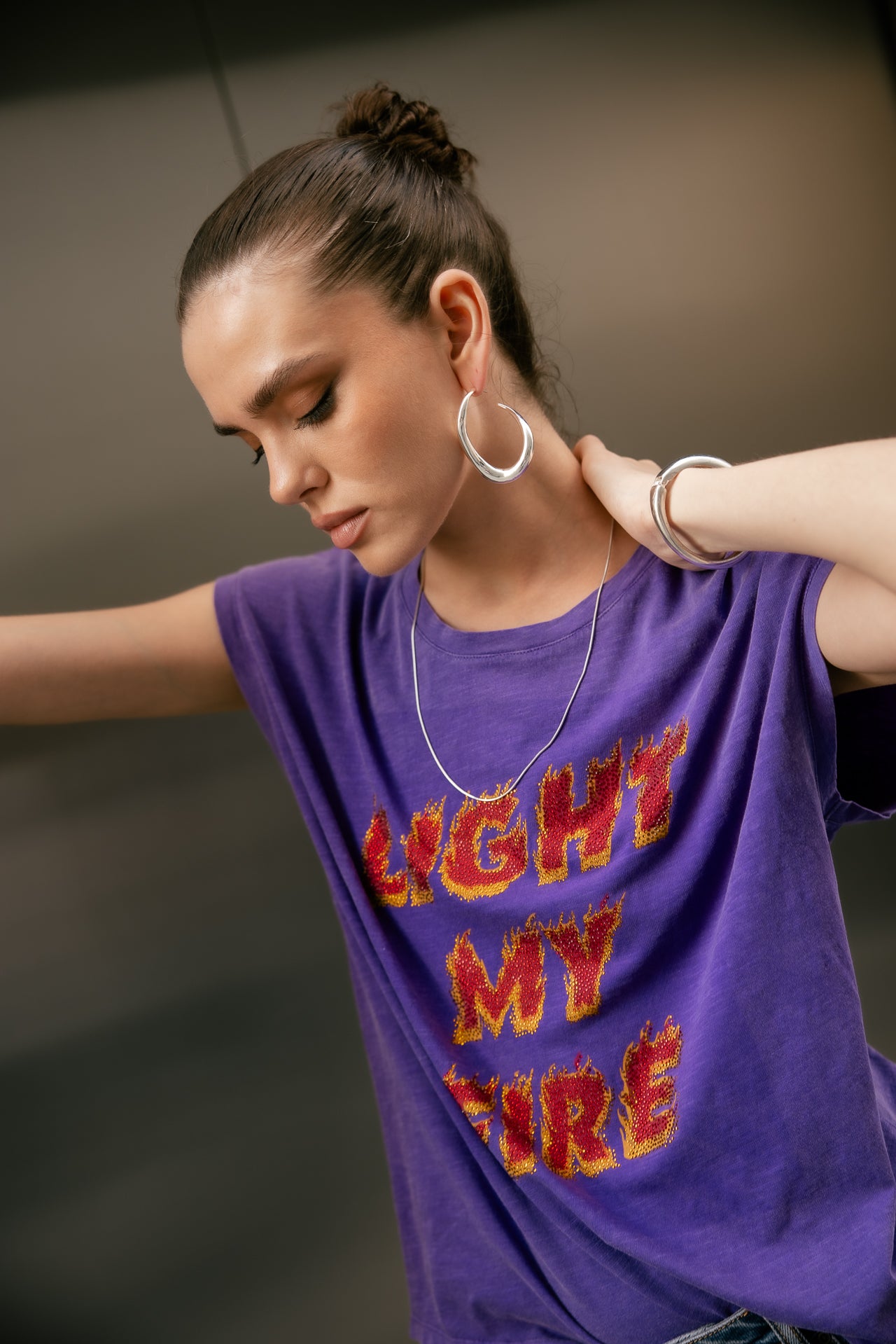 

T-shirt imprimé Femme Tarik Light purple | Freeman T. Porter