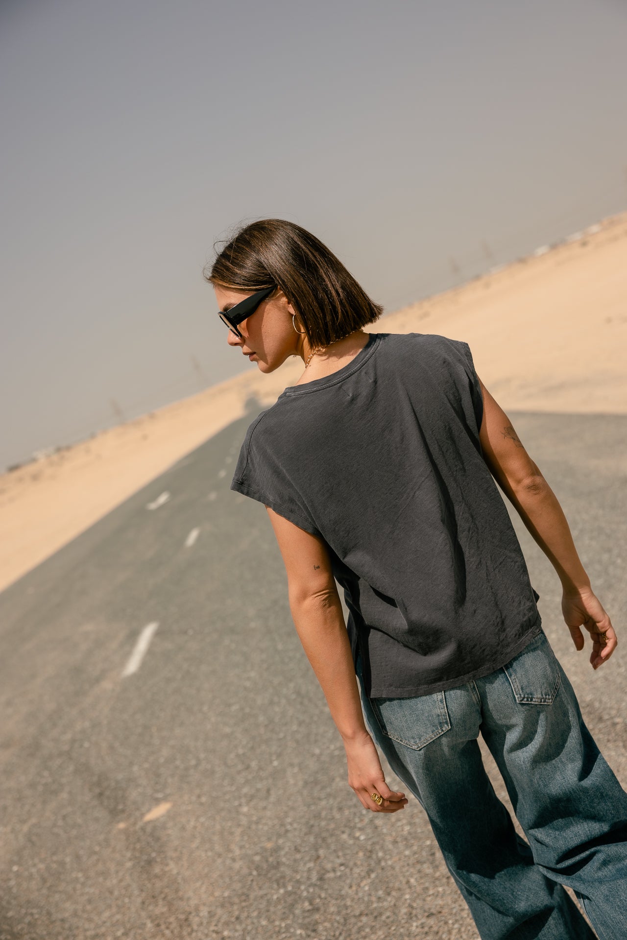 
              

Bedrucktes T-Shirt Damen Tarik Light carbon | Freeman T. Porter
            