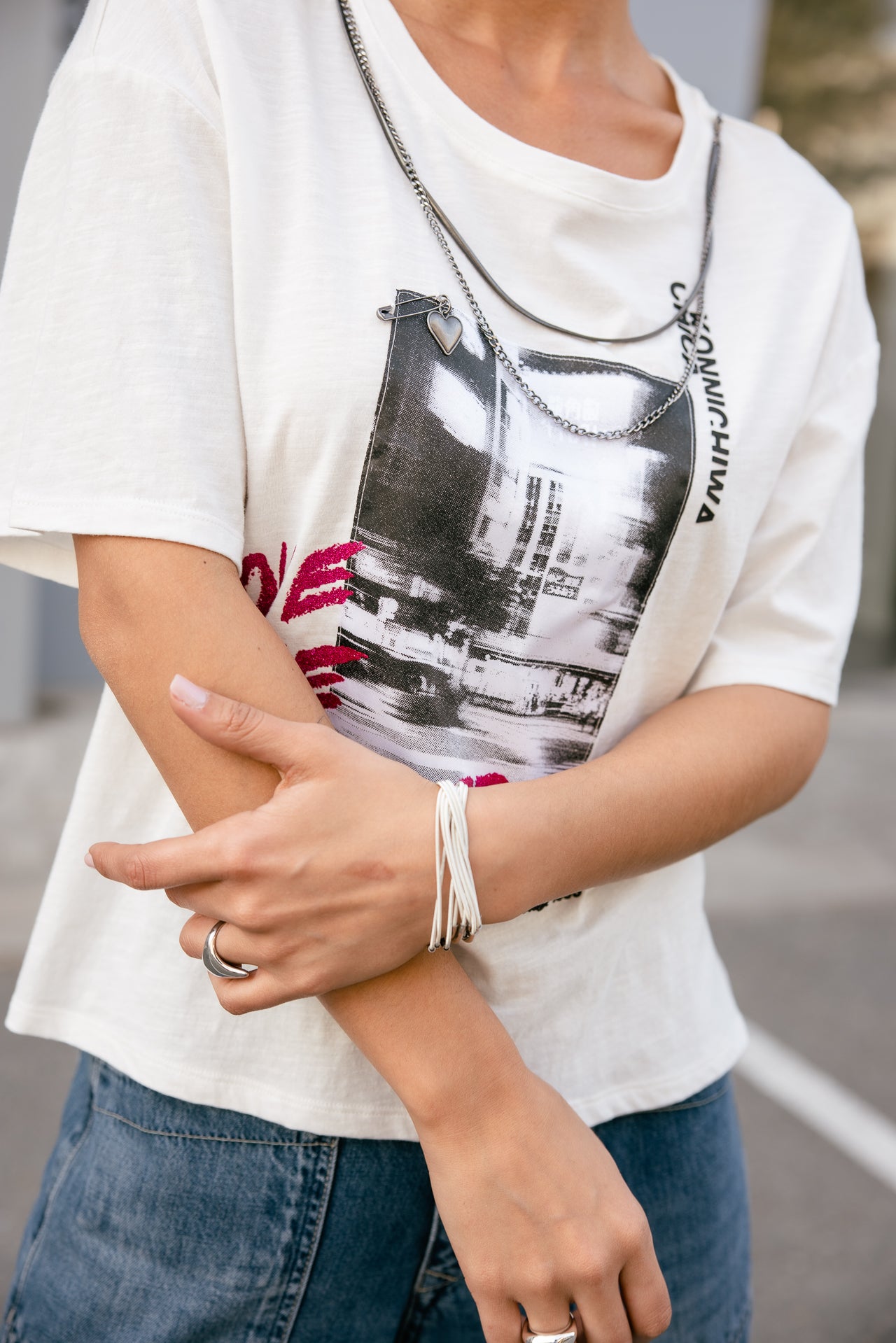 

T-shirt imprimé Femme Trade Konnichiwa white | Freeman T. Porter