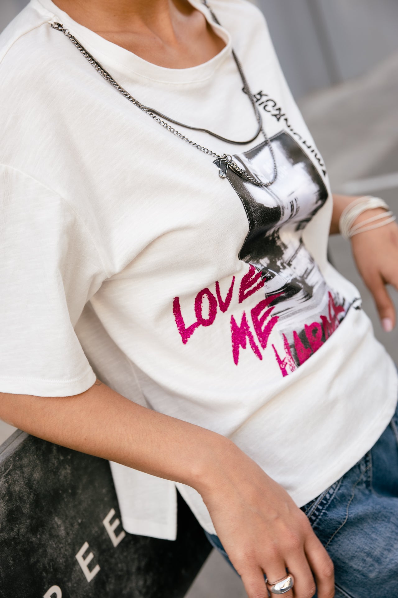 

T-shirt imprimé Femme Trade Konnichiwa white | Freeman T. Porter