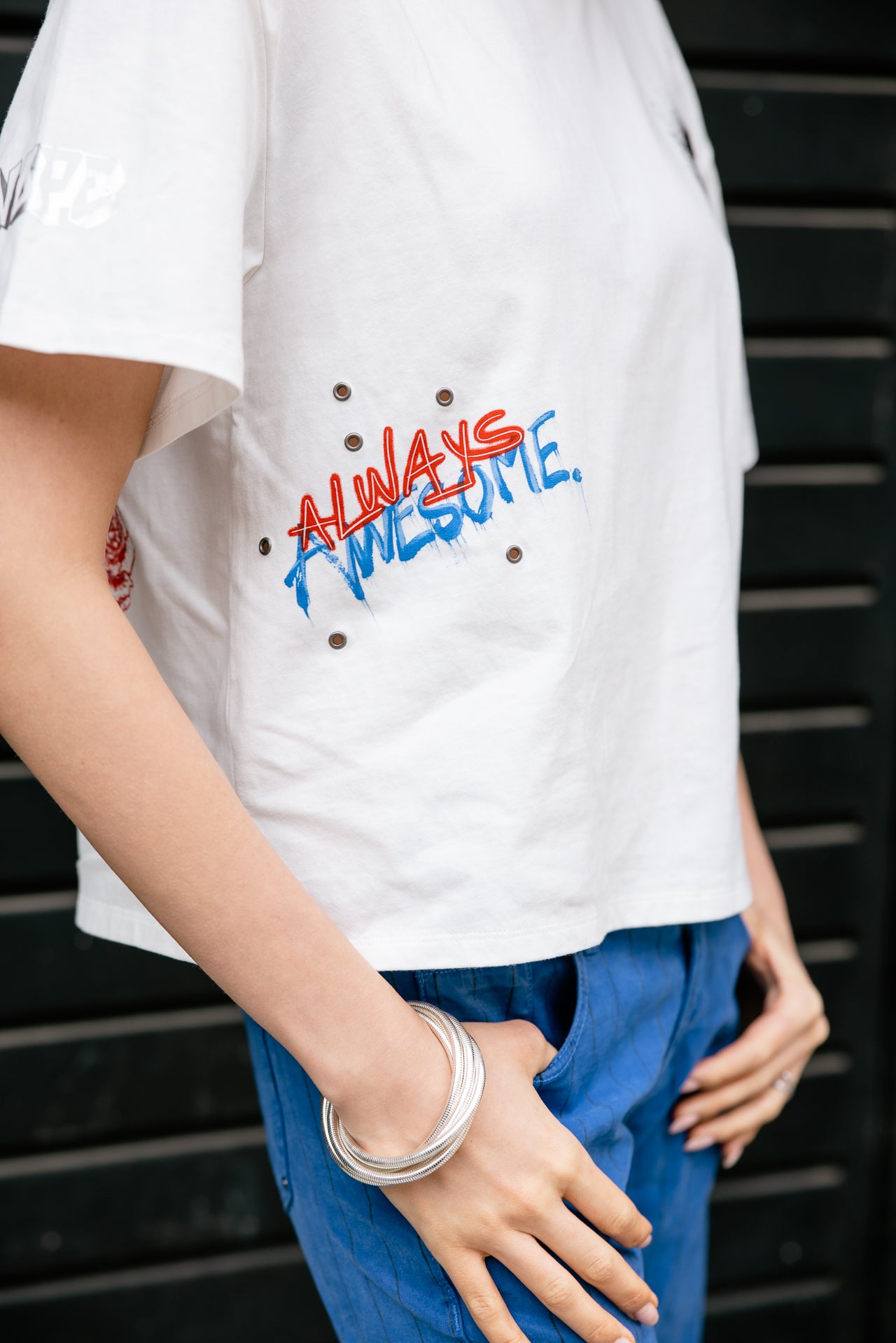 

T-shirt imprimé Femme Trade Street white | Freeman T. Porter