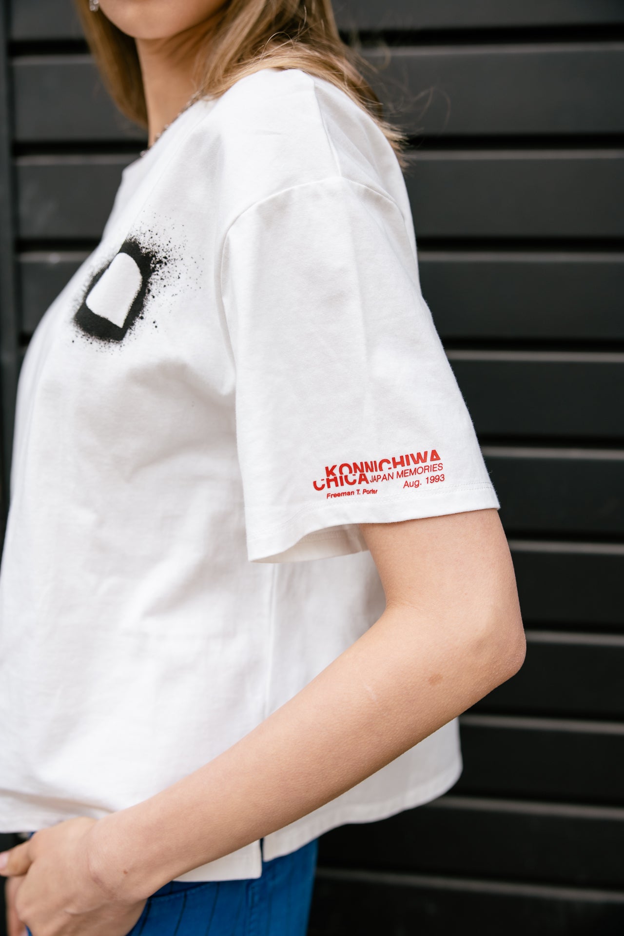 

T-shirt imprimé Femme Trade Street white | Freeman T. Porter