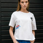 

T-shirt imprimé Femme Trade Street white | Freeman T. Porter