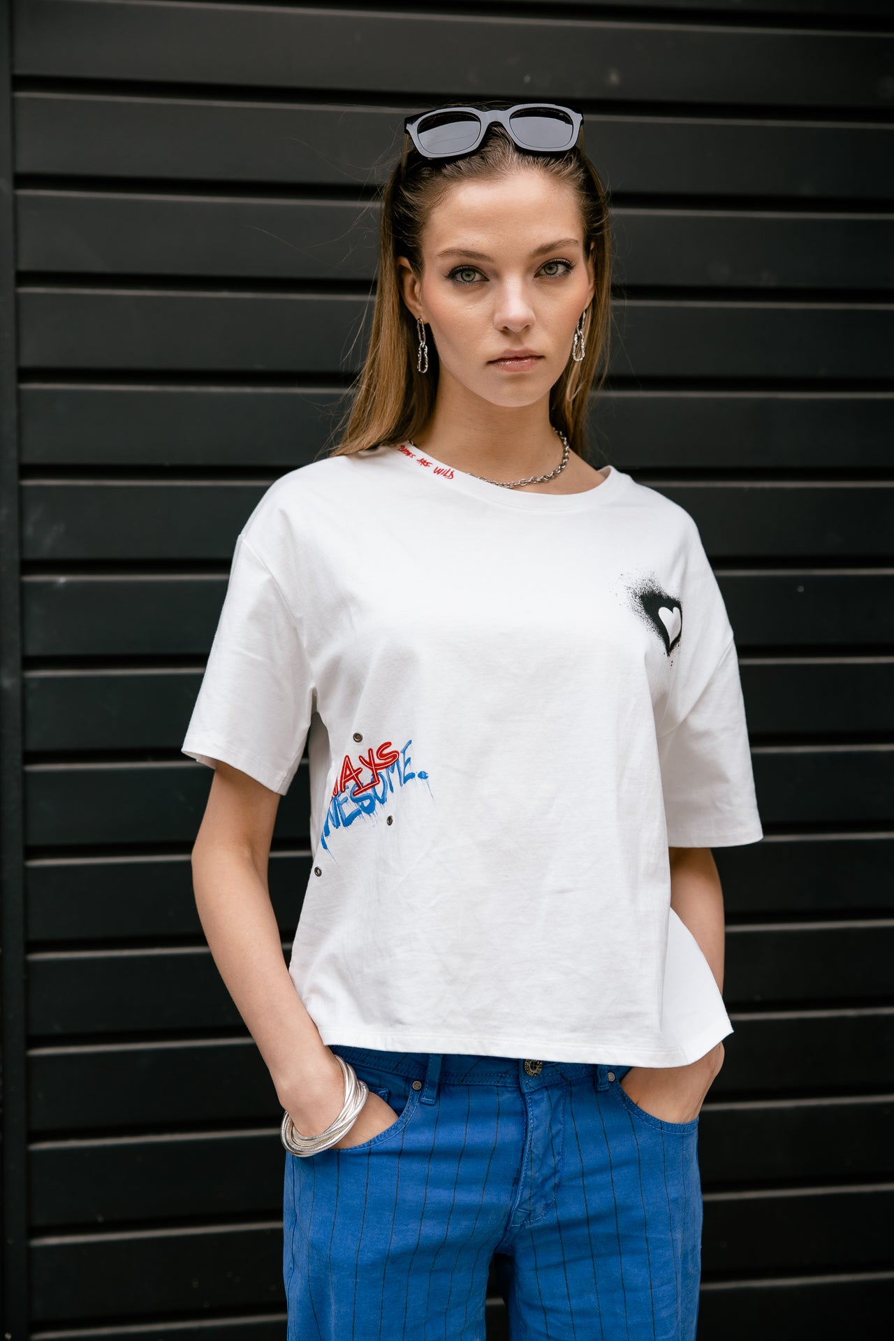   
            

T-shirt imprimé Femme Trade Street white | Freeman T. Porter
          