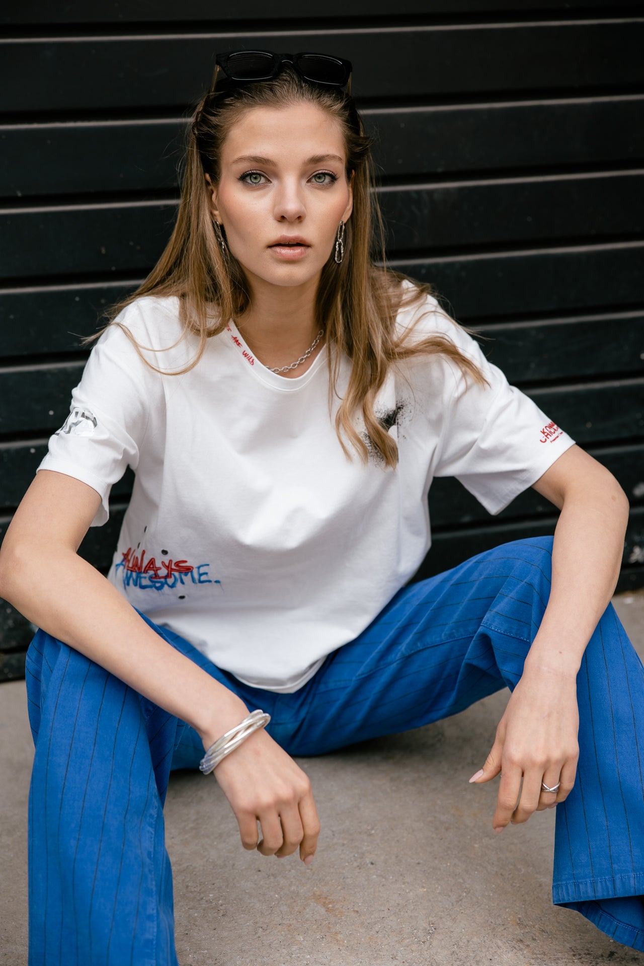 

T-shirt imprimé Femme Trade Street white | Freeman T. Porter