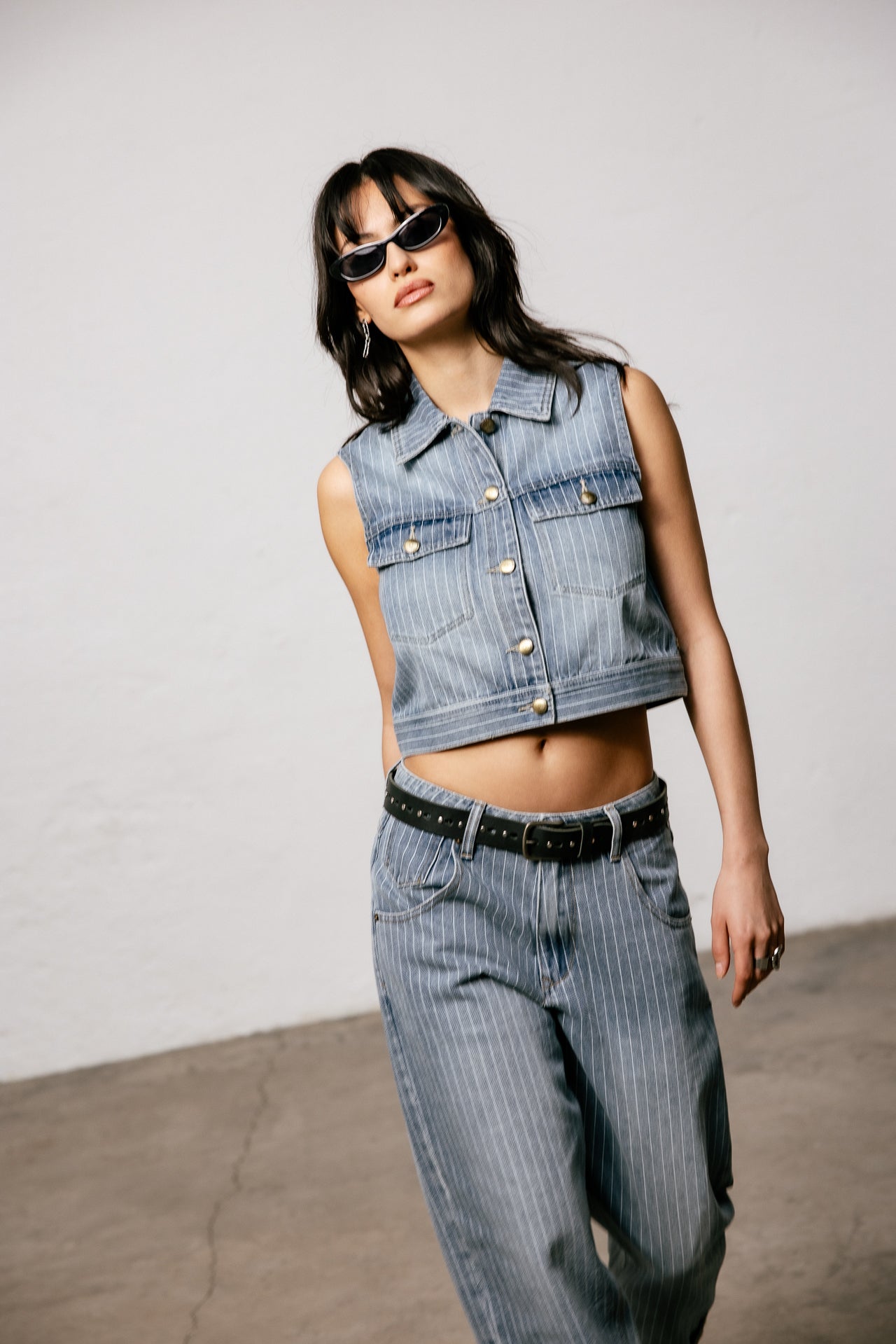 

Top court sans manche Femme Meira Denim jerez | Freeman T. Porter