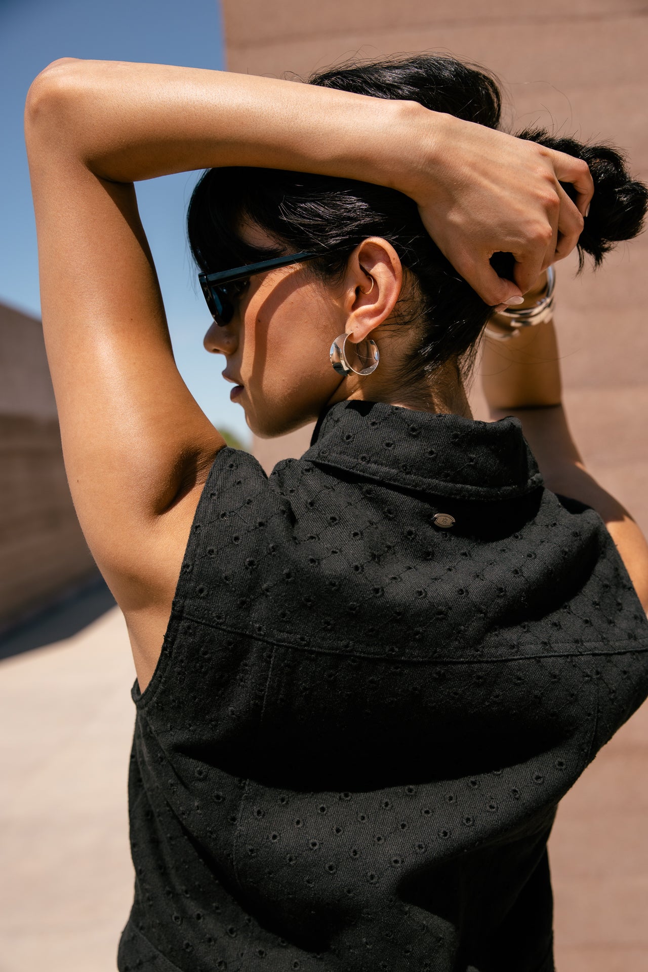 
              

Top court sans manche Femme Meira Beatnik black | Freeman T. Porter
            