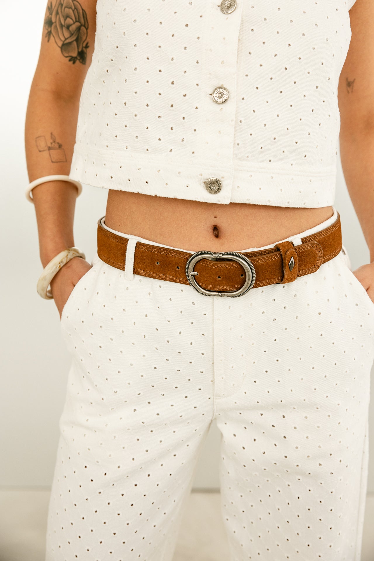 

Top court sans manche Femme Meira Beatnik bright white | Freeman T. Porter