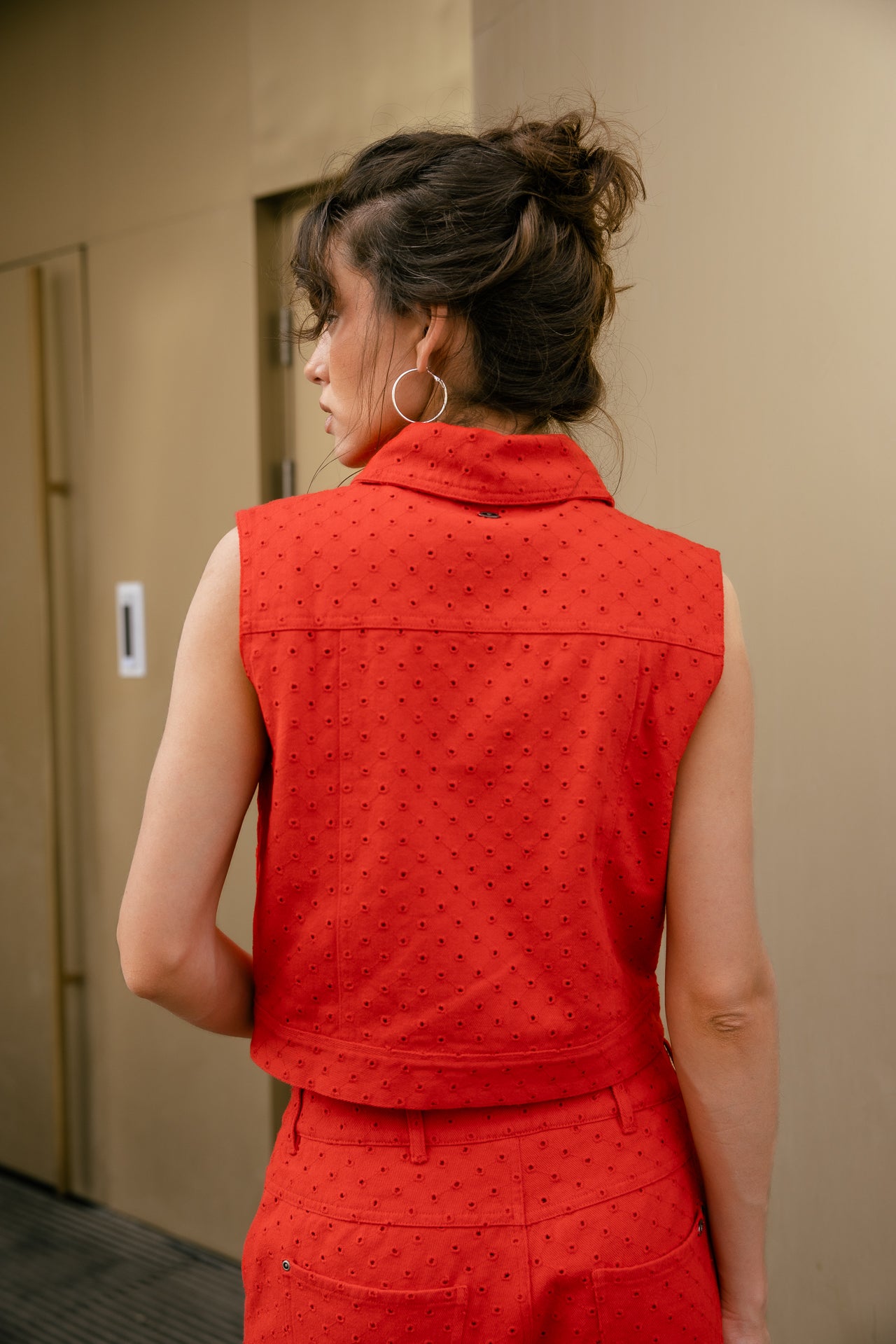 
              

Top court sans manche Femme Meira Beatnik fiery red | Freeman T. Porter
            