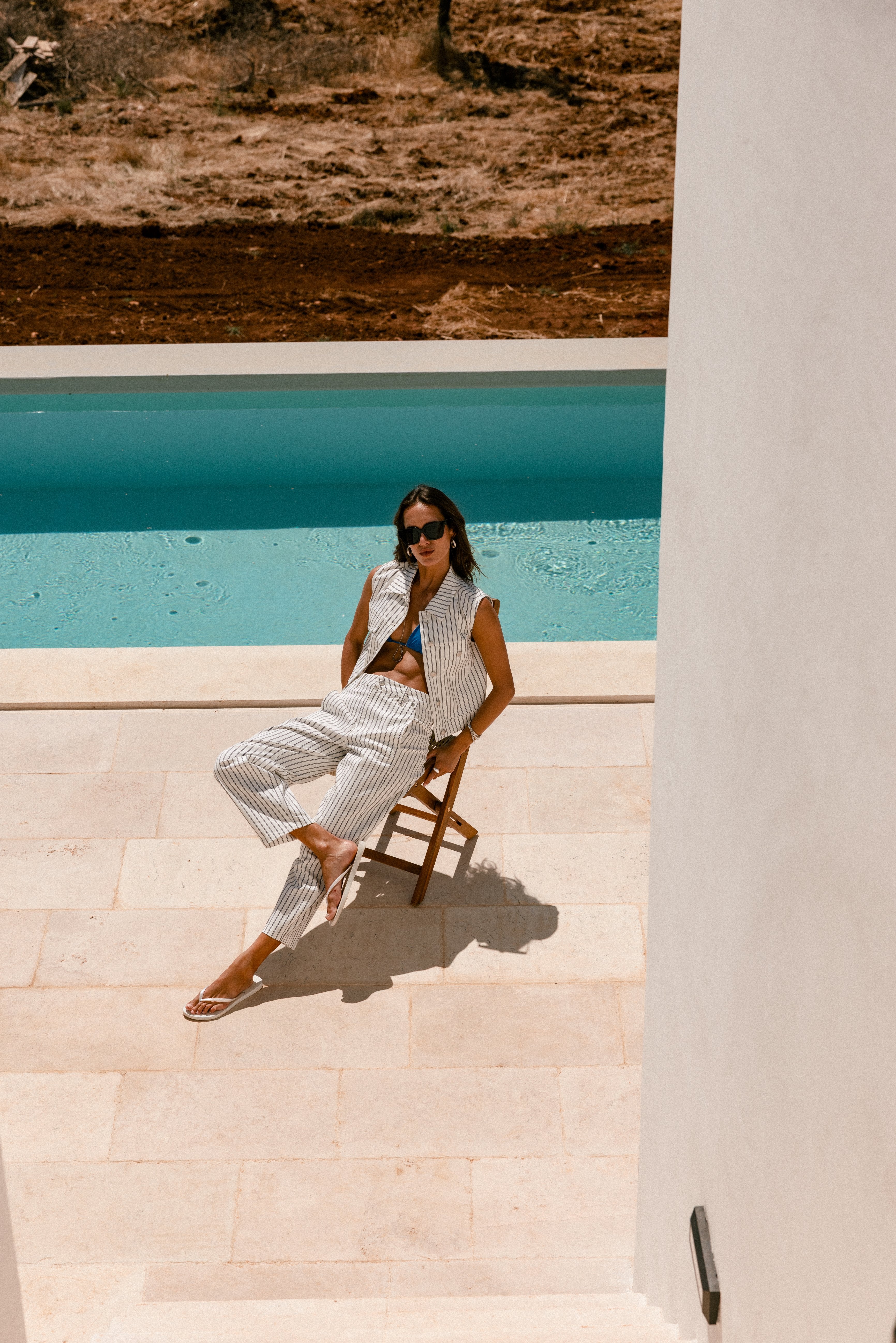 

Top court sans manche Femme Meira Miyu off white | Freeman T. Porter