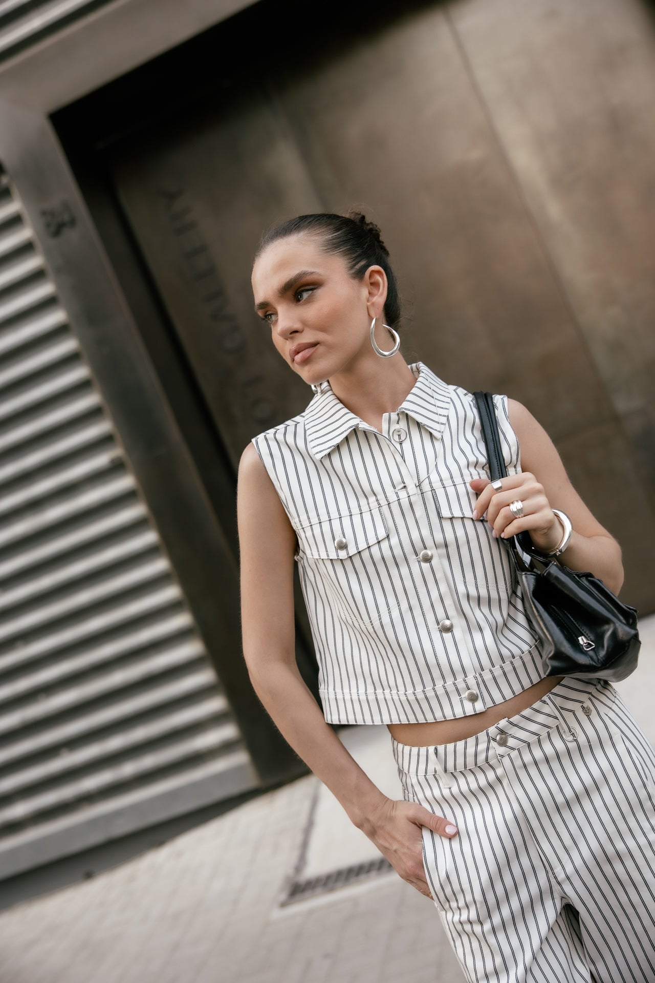 

Kurzes ärmelloses Top Damen Meira Miyu off white | Freeman T. Porter