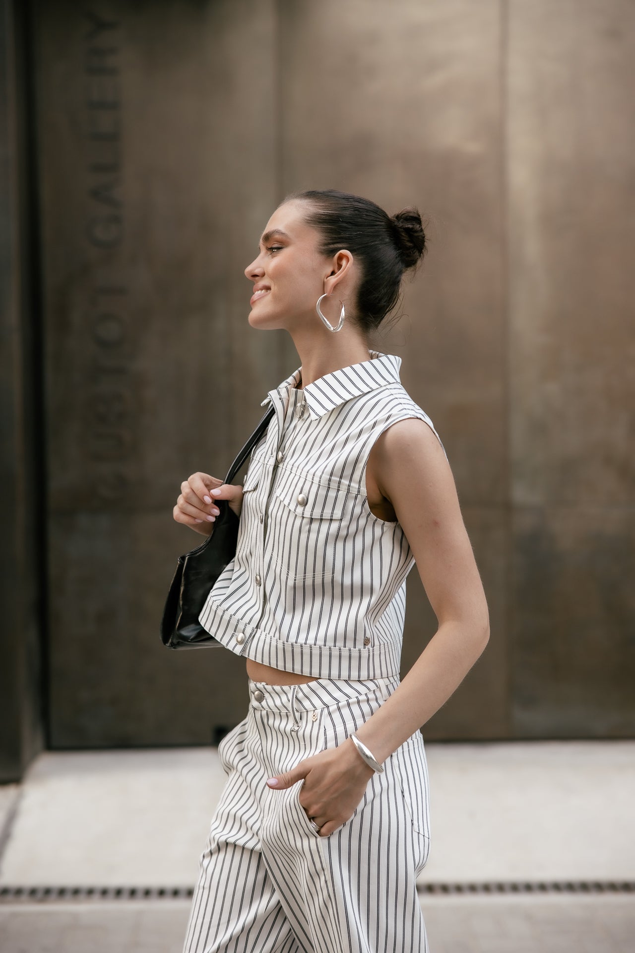 

Kurzes ärmelloses Top Damen Meira Miyu off white | Freeman T. Porter