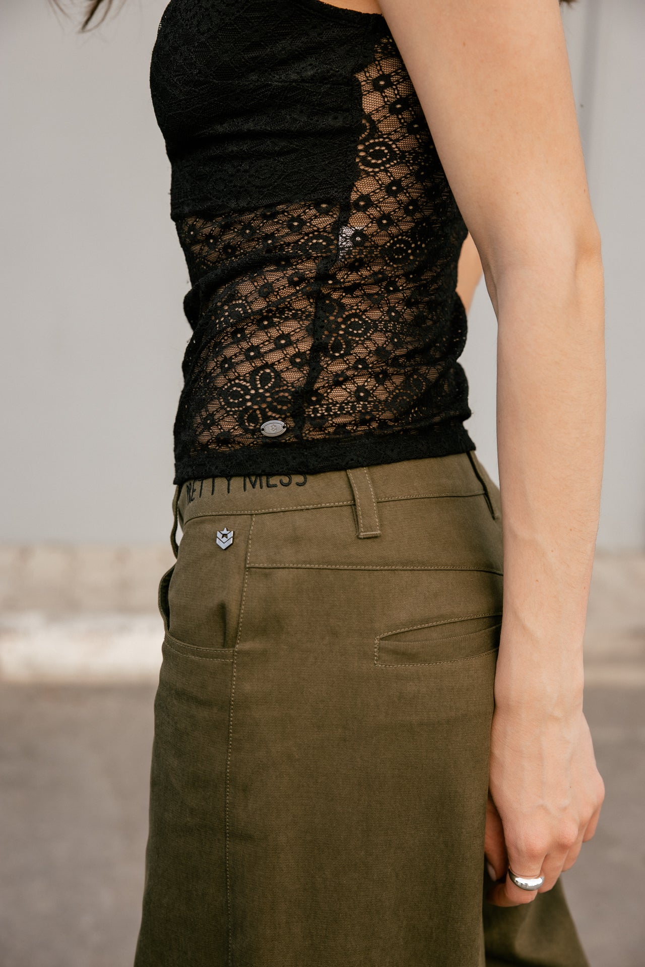 

Top à bretelles Femme Dizzi Lace black | Freeman T. Porter