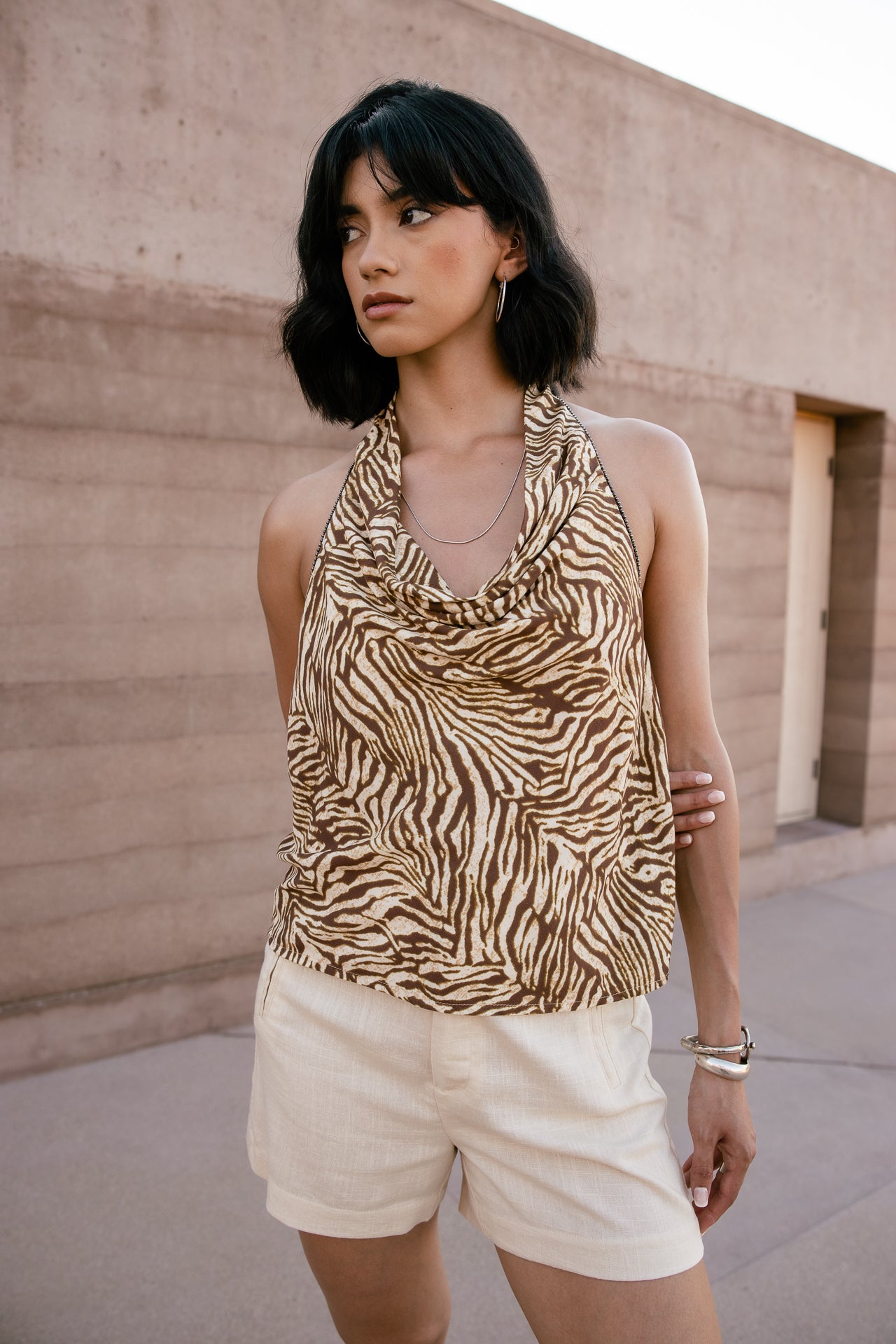 

Top col bénitier Femme Tily Zebryne original | Freeman T. Porter