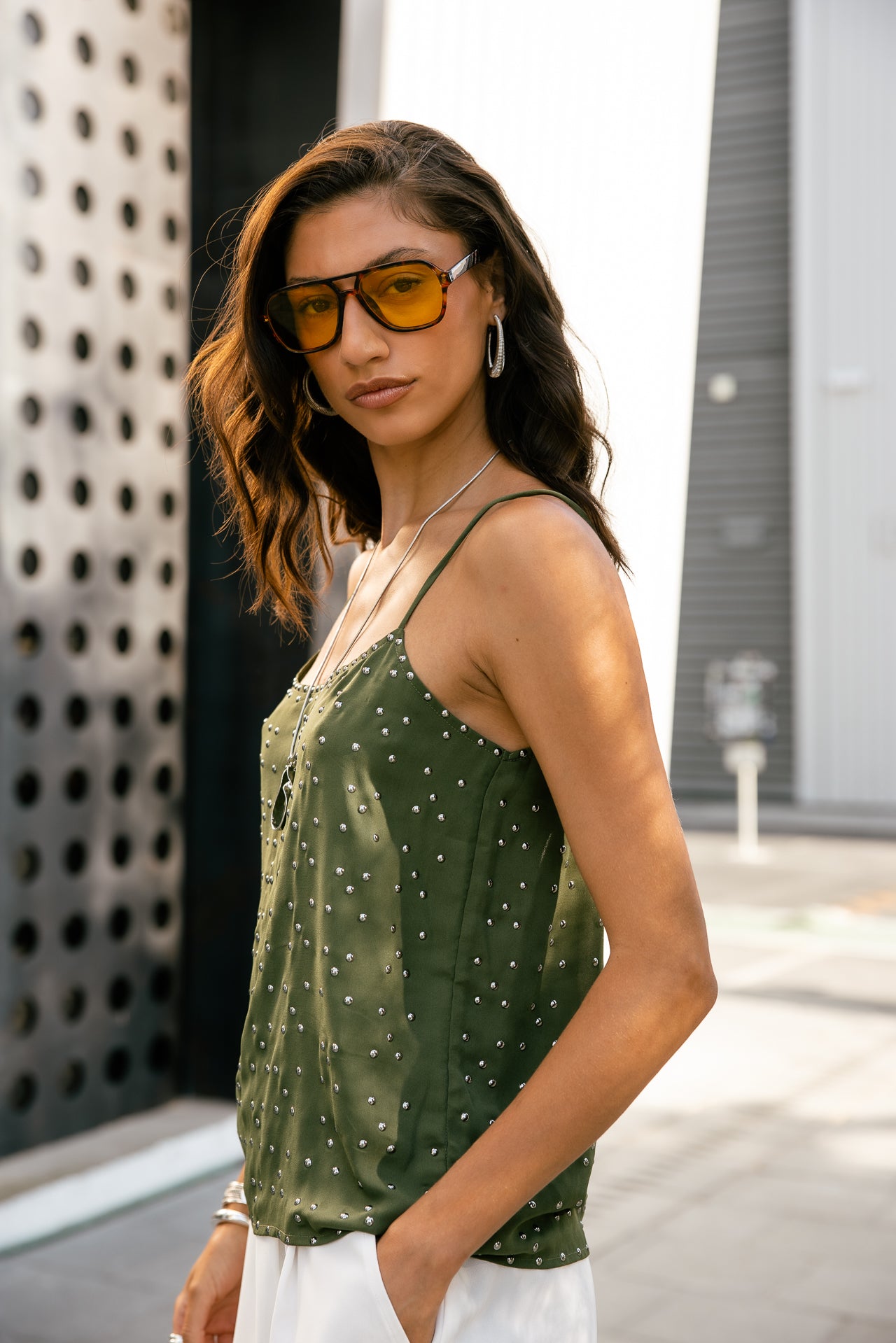 

Débardeur clouté Femme Eljy Plain four leaf clover | Freeman T. Porter