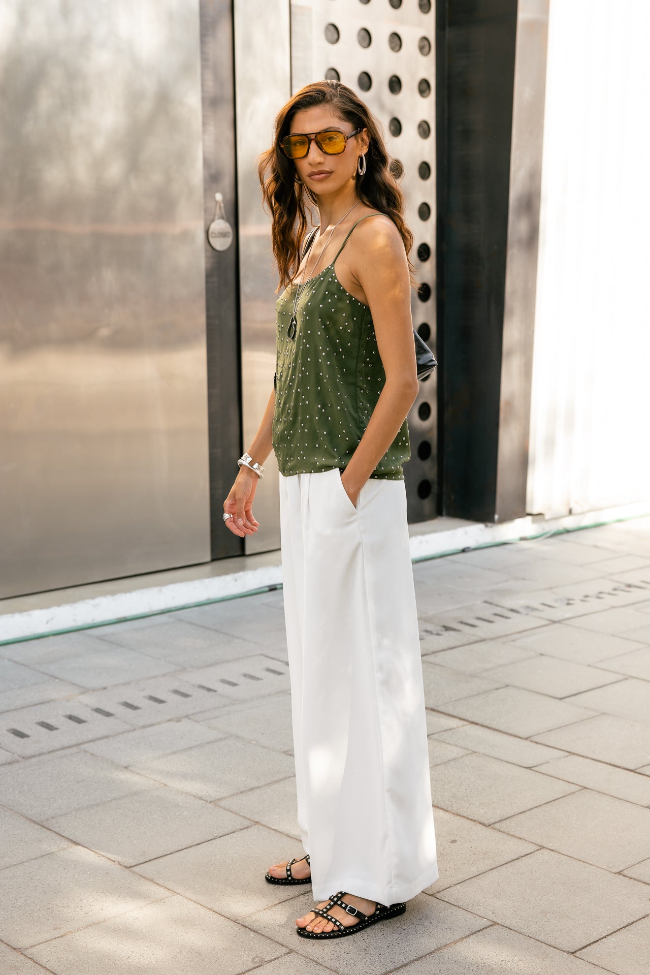 

Débardeur clouté Femme Eljy Plain four leaf clover | Freeman T. Porter