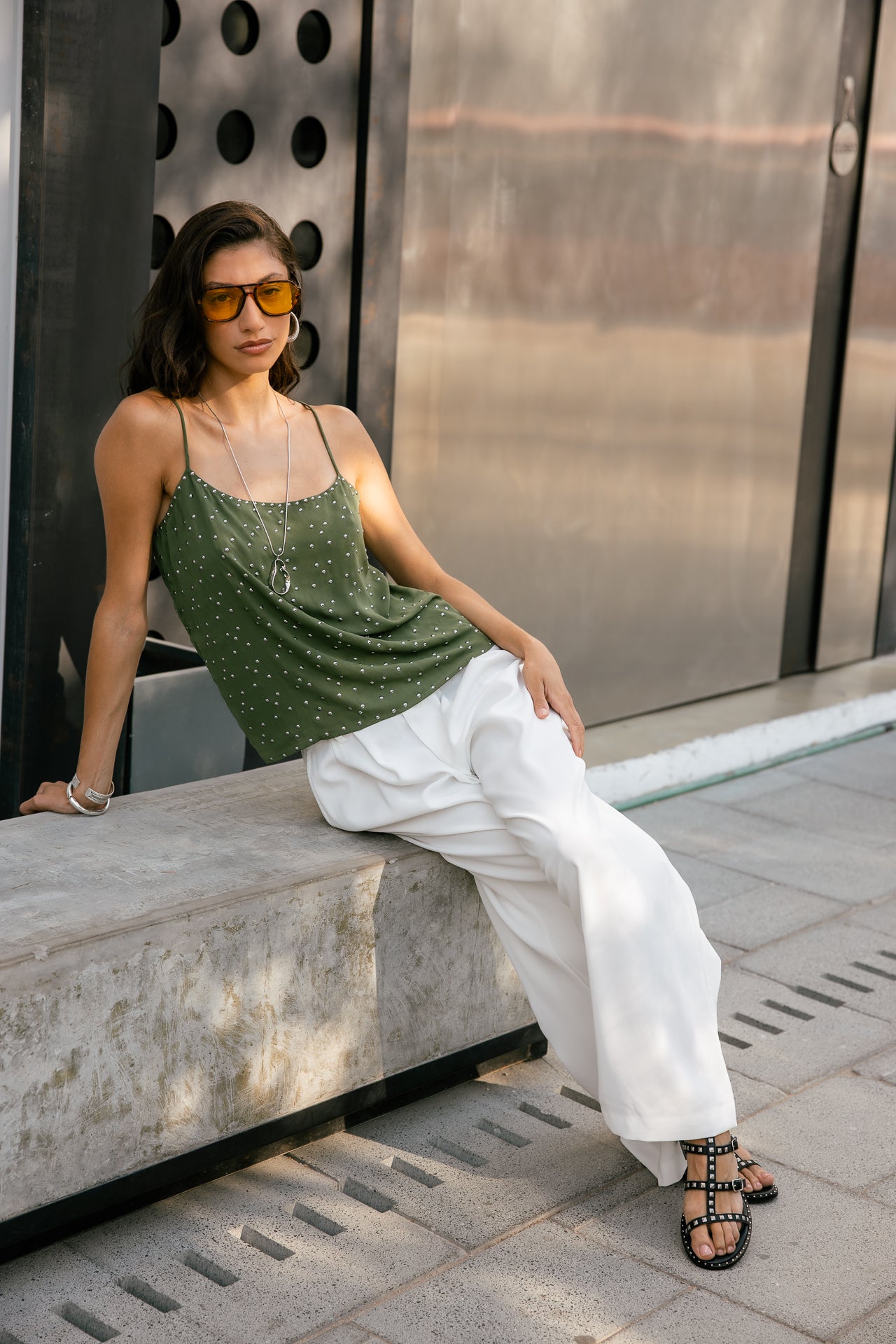 

Débardeur clouté Femme Eljy Plain four leaf clover | Freeman T. Porter