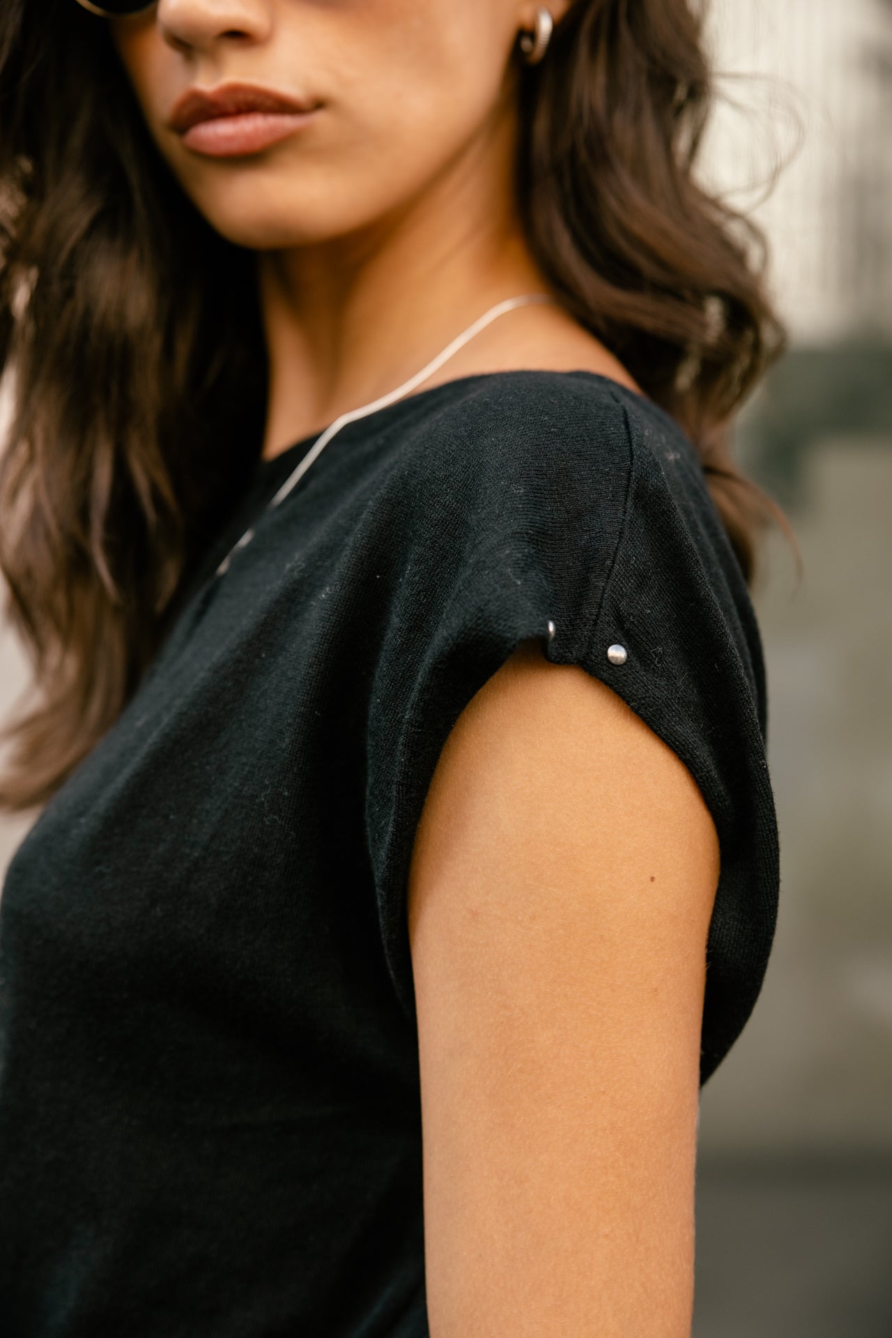 

Pull détail ajouré Femme Preel black | Freeman T. Porter