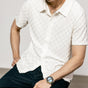 

Terry Knit Polo Men Nobu Chess egret | Freeman T. Porter